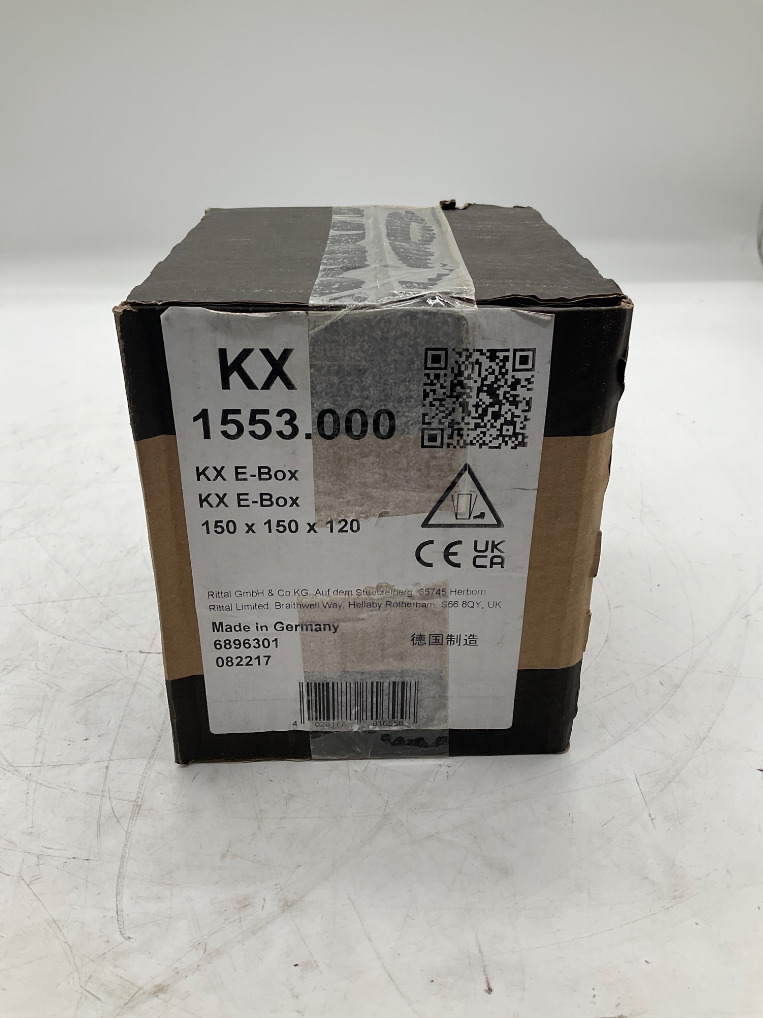 Rittal KX 1553.000 Mild Steel Enclosure 150 x 150 x 120 mm NEW 2