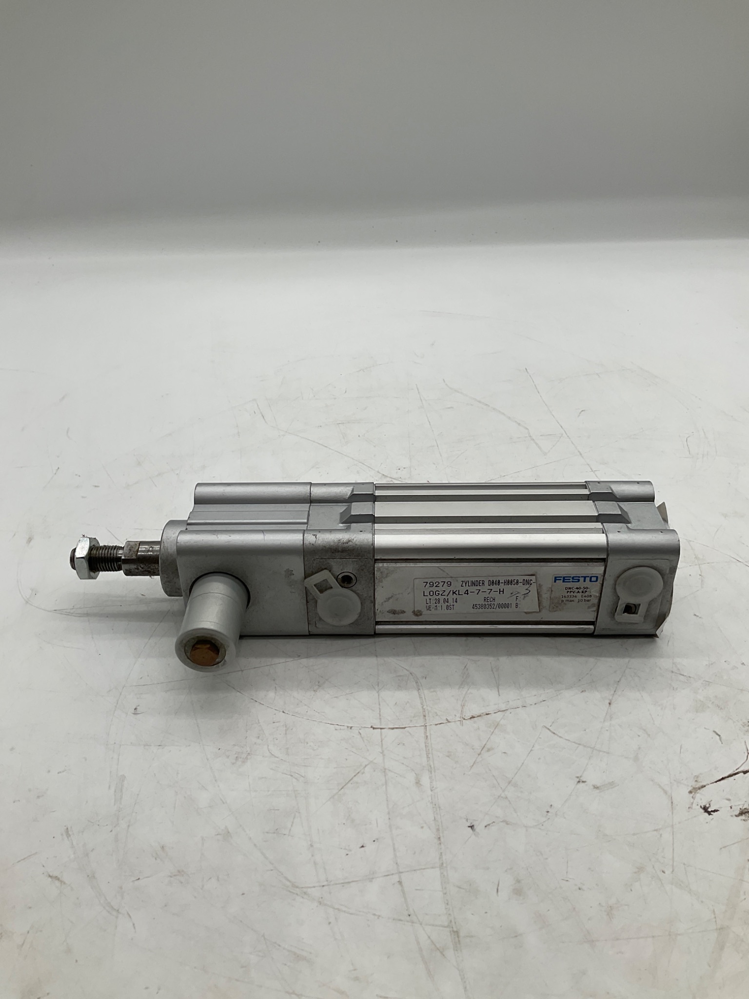 Festo DNC-40-50-PPV-A-KP Pneumatic Cylinder 40mm Bore 50mm Stroke USED 0