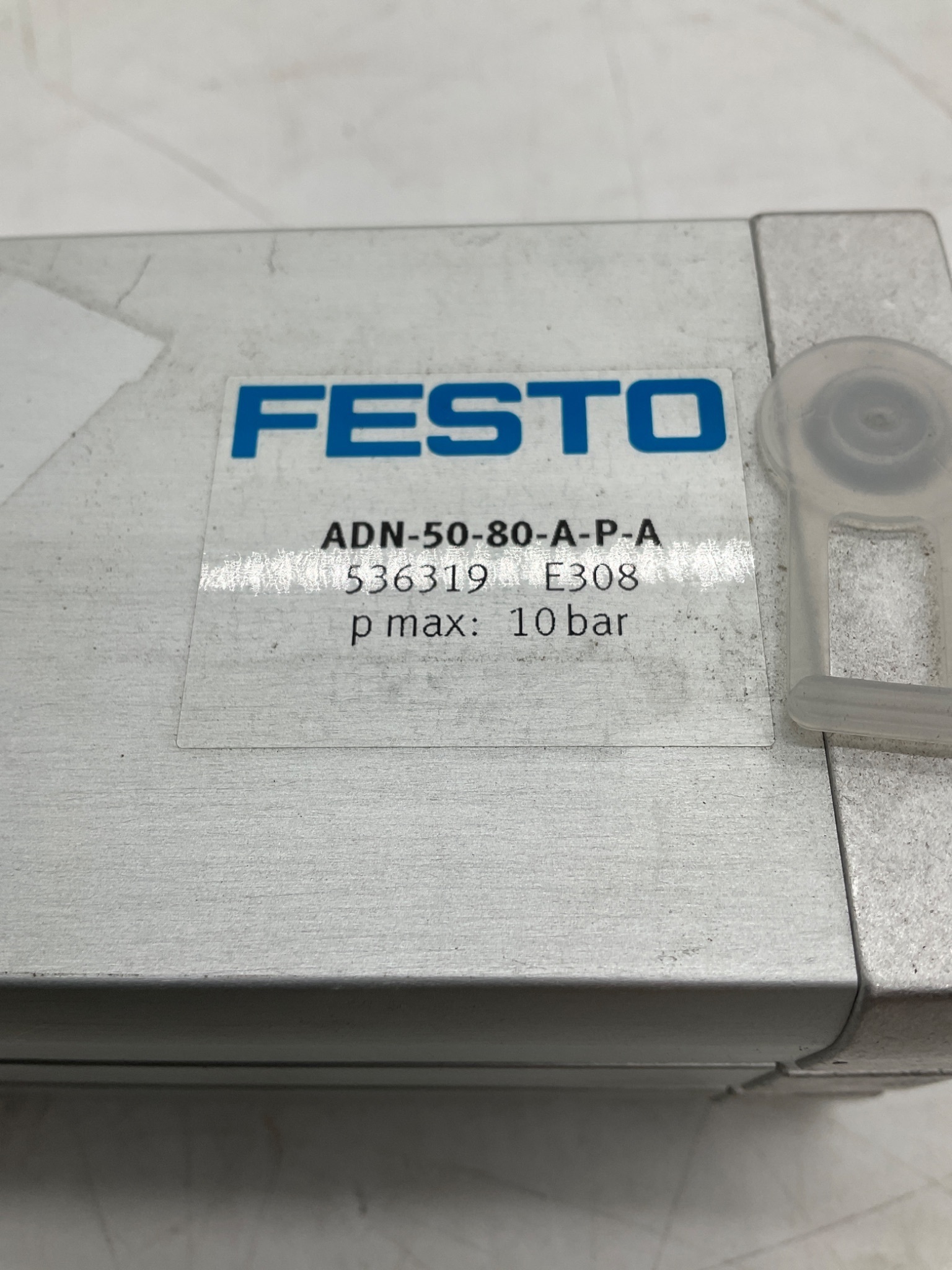 Festo ADN-50-80-A-P-A Compact Pneumatic Cylinder 50mm Bore 80mm Stroke USED 2