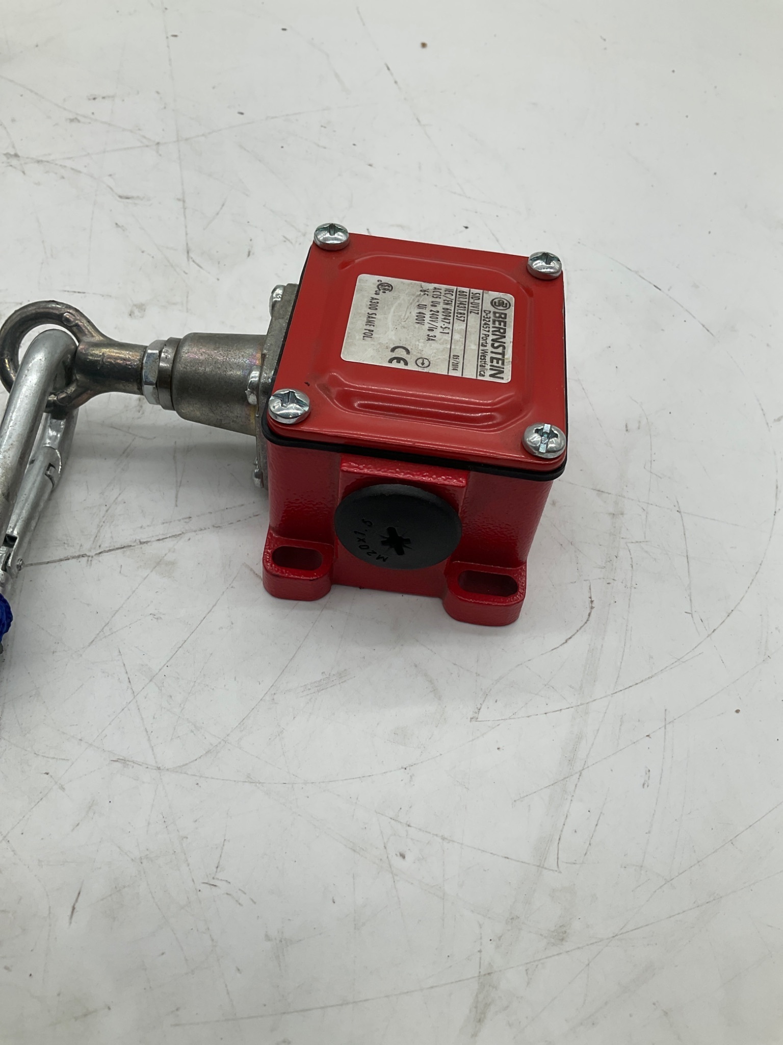 Bernstein SID-UVIZ 601.1431.857 Rope Pull Safety Switch USED 3
