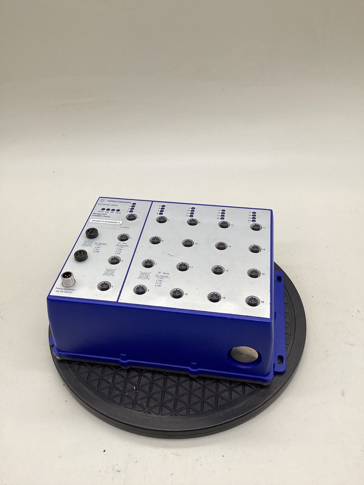Hirschmann OCTOPUS OS20 Managed IP67 Ethernet Switch USED 0