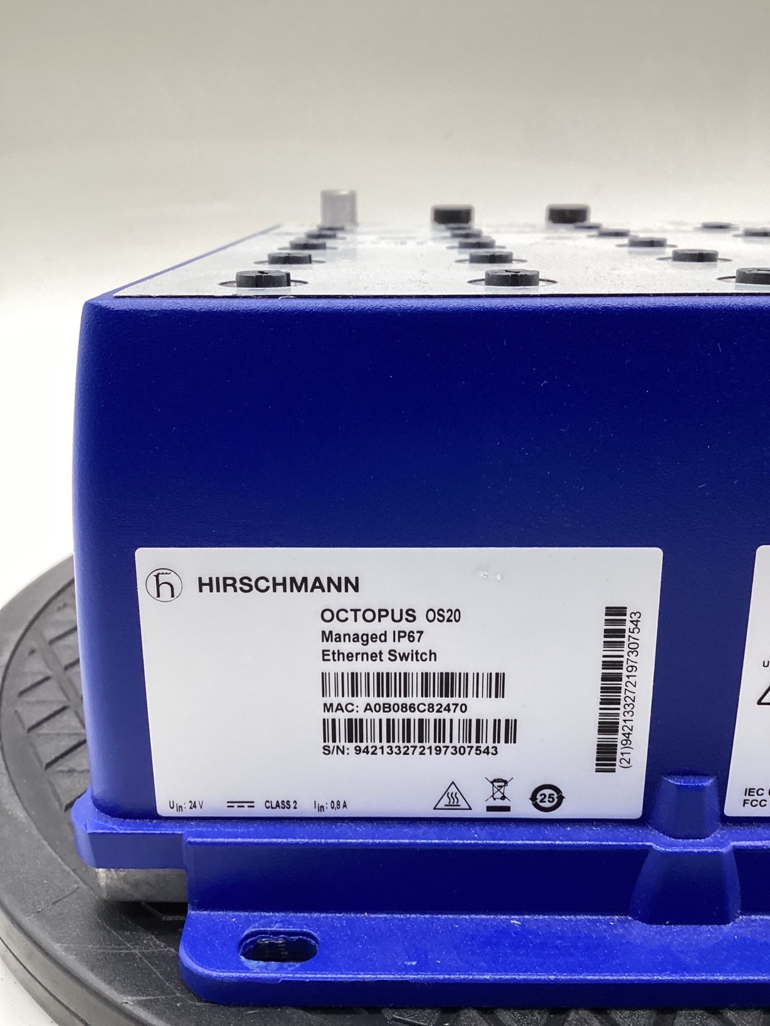 Hirschmann OCTOPUS OS20 Managed IP67 Ethernet Switch USED 1