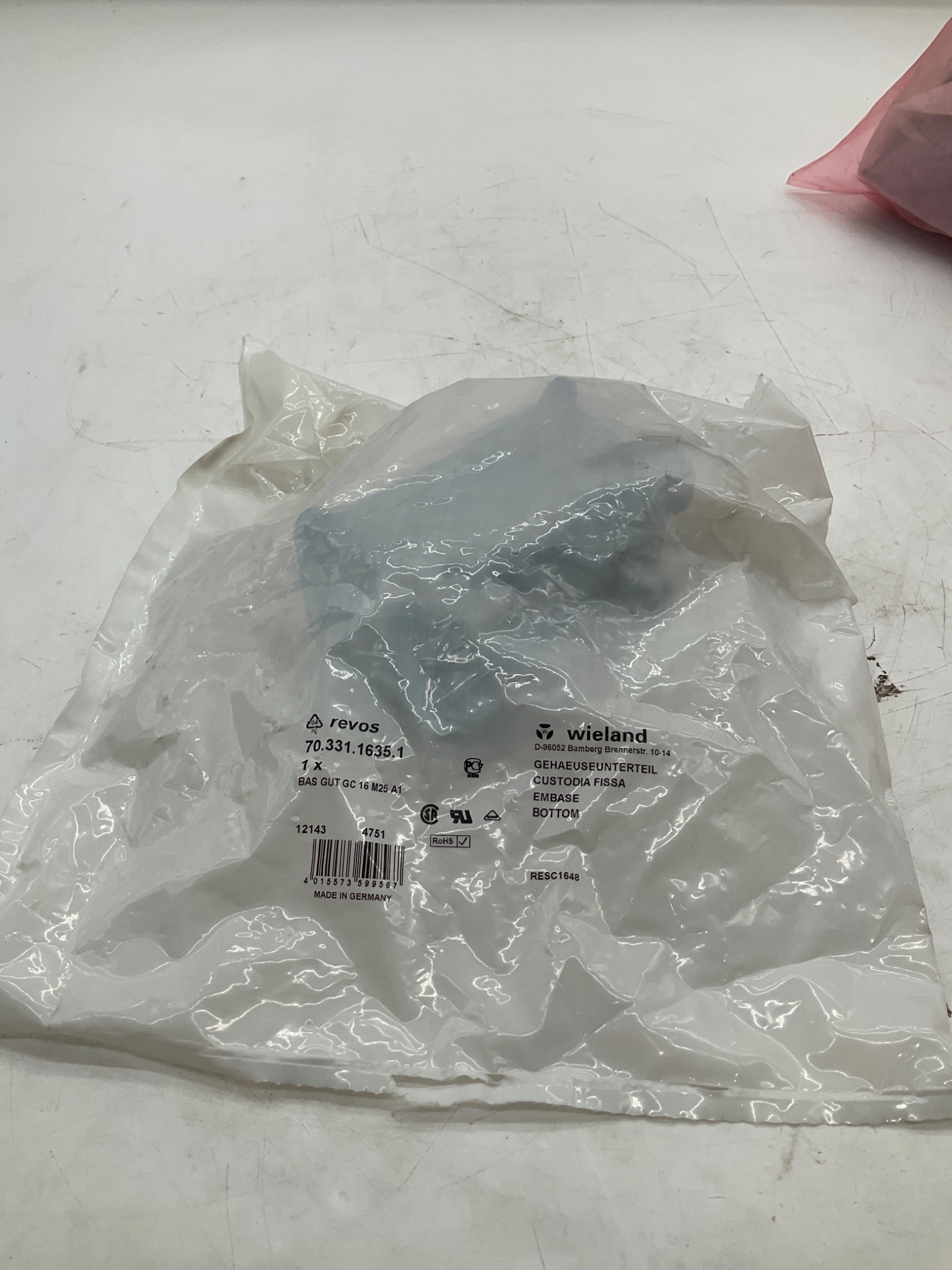 Wieland 70.331.1635.1 Revos BAS GUT GC 16 M25 A1 Surface Mount Housing NEW 0