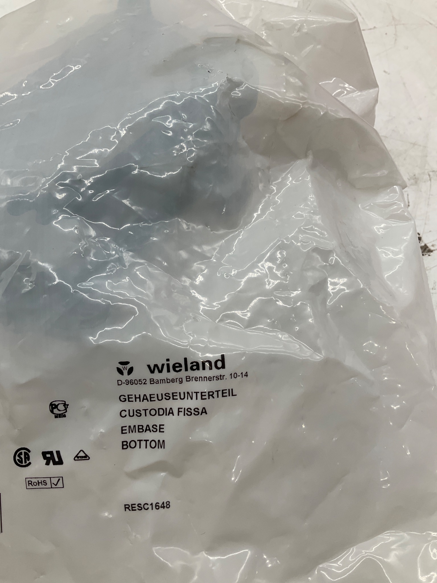 Wieland 70.331.1635.1 Revos BAS GUT GC 16 M25 A1 Surface Mount Housing NEW 2