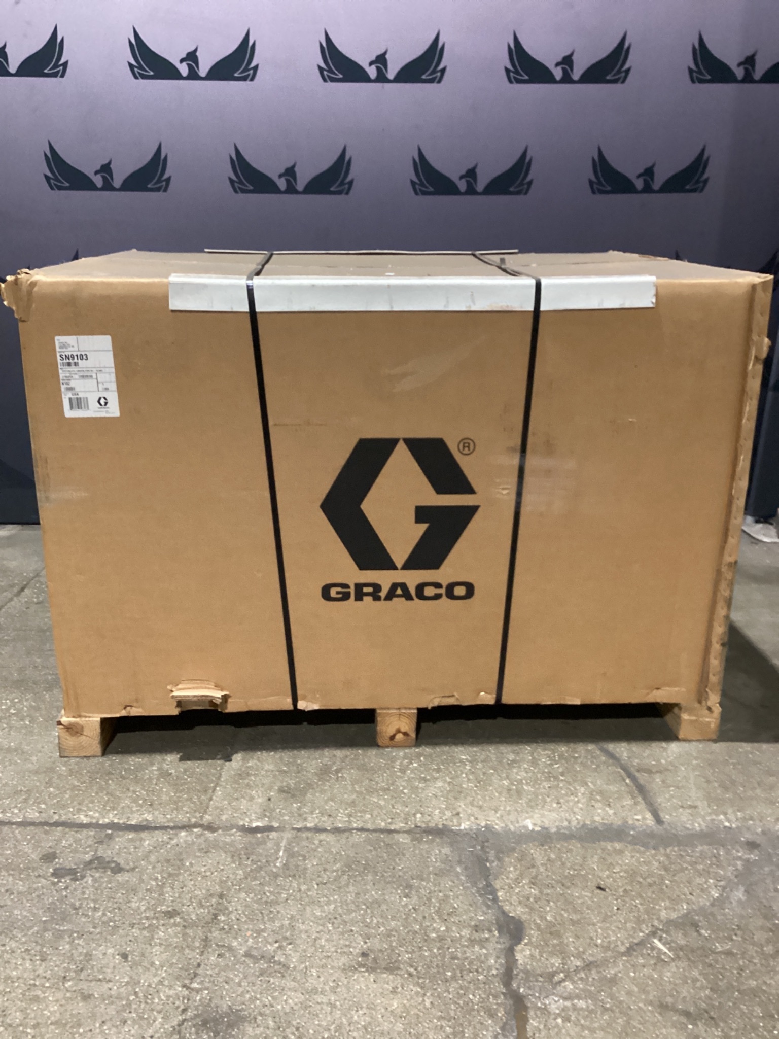 Graco EFR Tandem Ram Material Supply System SN9103 NEW 0