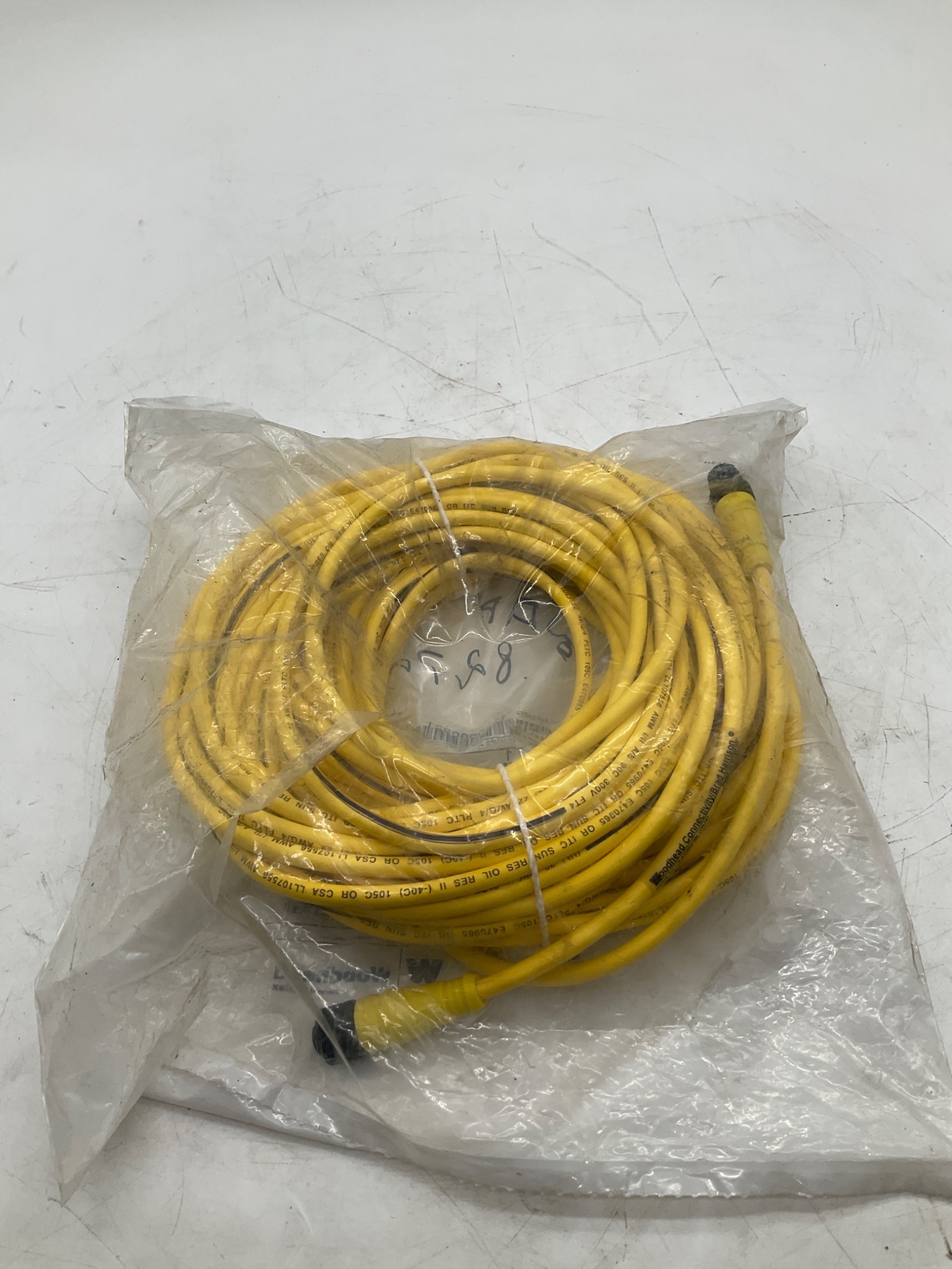WOODHEAD 1200660921 4-Pin Micro-Change Cordset 20M NEW 2