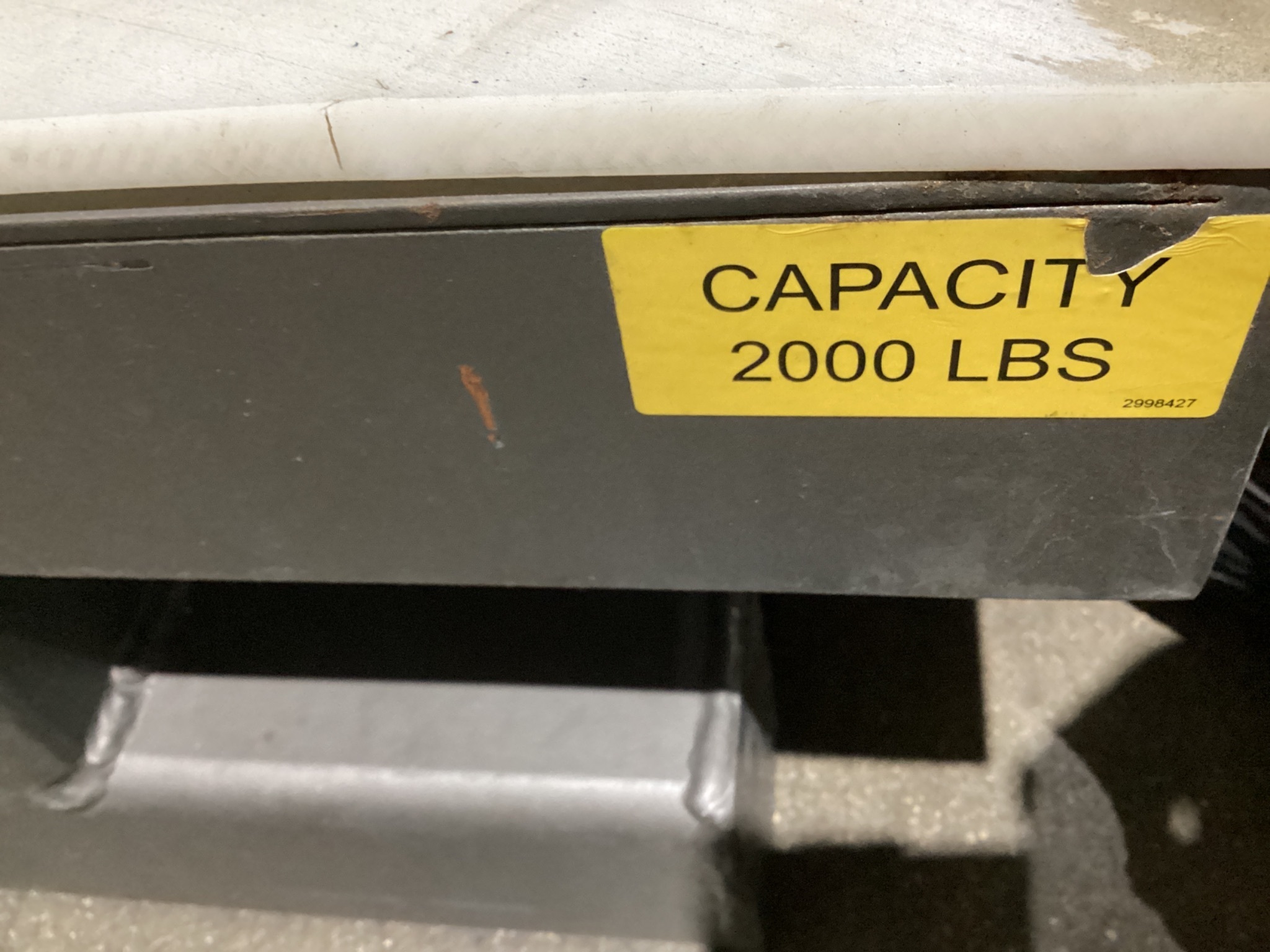 SOUTHWORTH LS Series Hydraulic Lift Table 2000 LB Capacity with Fork Pockets USED 6