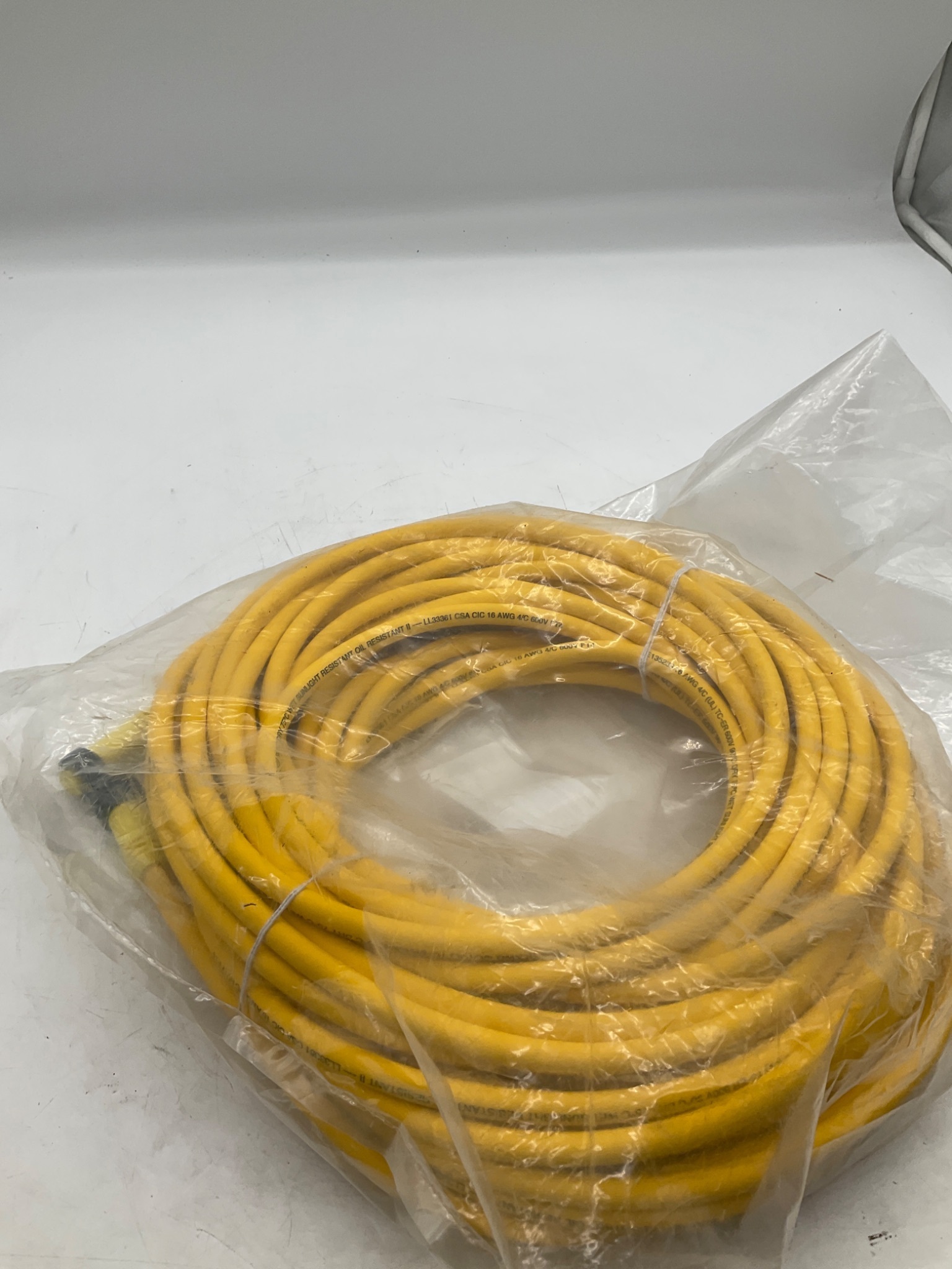 BRAD CONNECTIVITY 1300100885 / 114030K12M250 4-Pole Male Female Mini-Change Cordset 25M NEW 2
