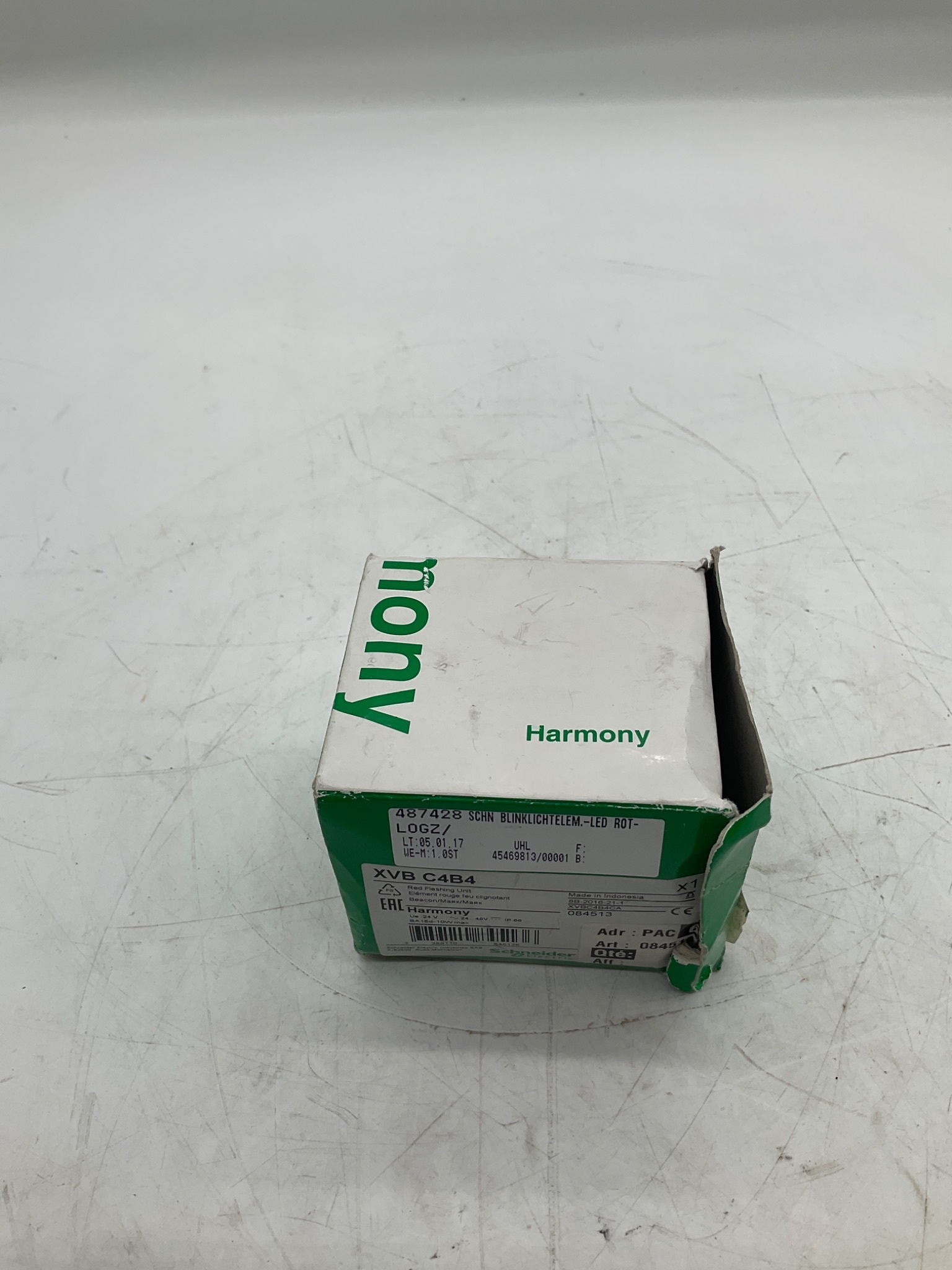 SCHNEIDER ELECTRIC XVB C4B4 Red Flashing LED Beacon Element 24-48V NEW 1