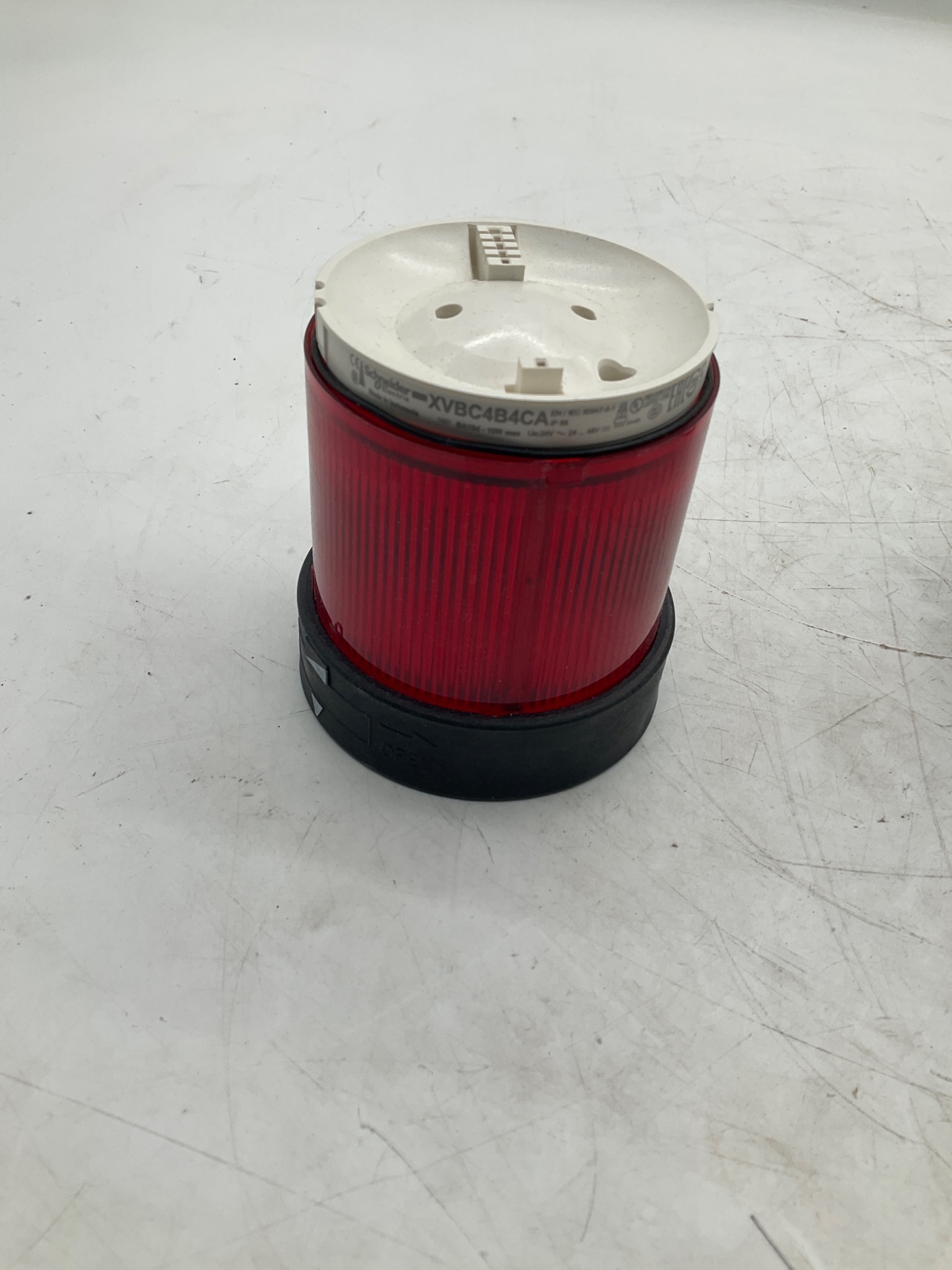 SCHNEIDER ELECTRIC XVB C4B4 Red Flashing LED Beacon Element 24-48V NEW 2