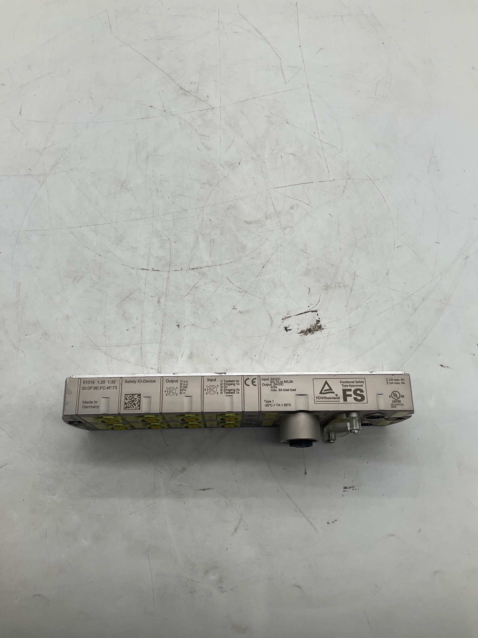 MURR ELEKTRONIK 55561 MVK-MPNIO F DI8/4 F DO4 PROFINET I/O Module USED 3