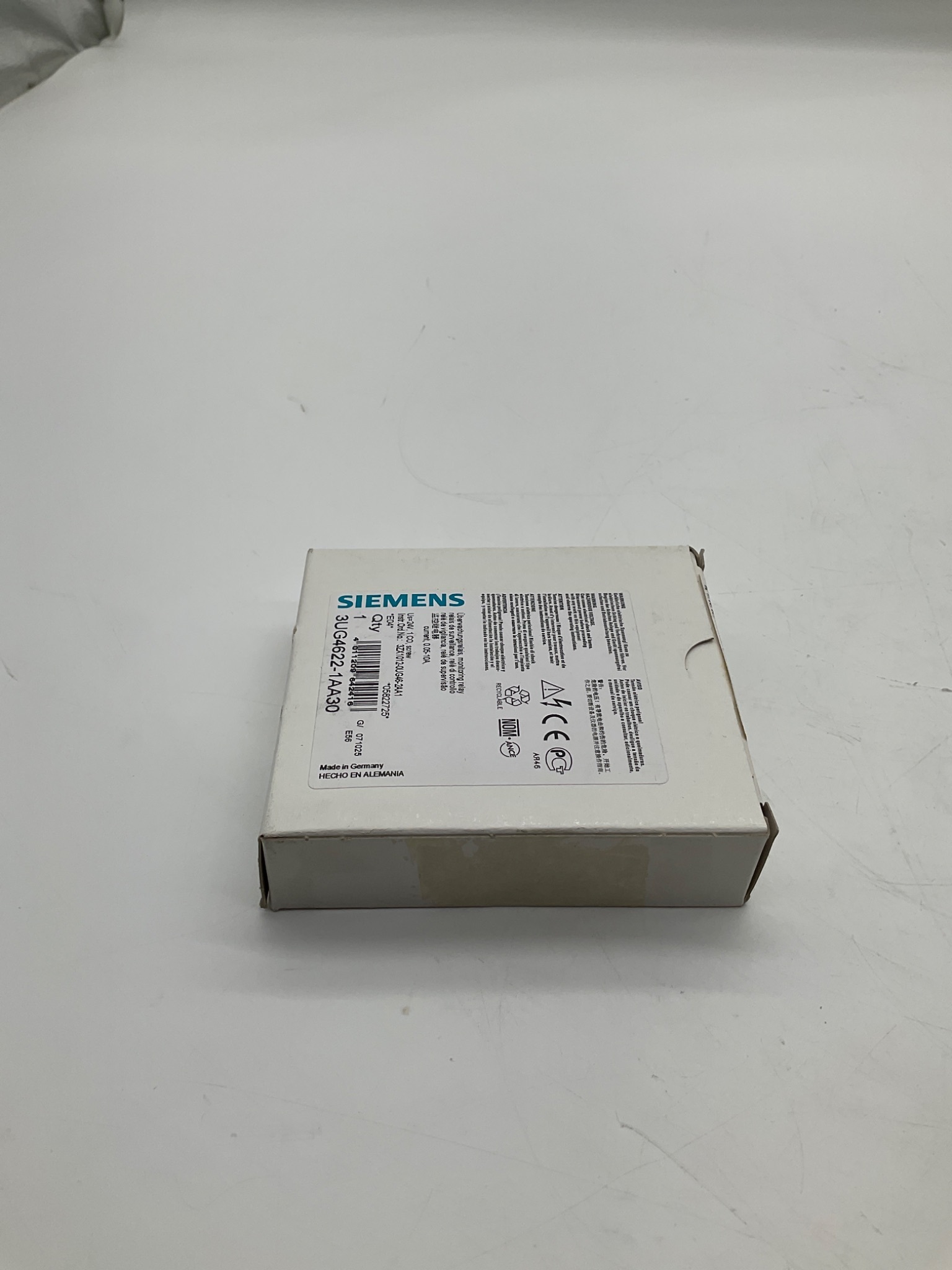 SIEMENS 3UG4622-1AA30 Current Monitoring Relay 0.05-10A 24VDC NEW 2