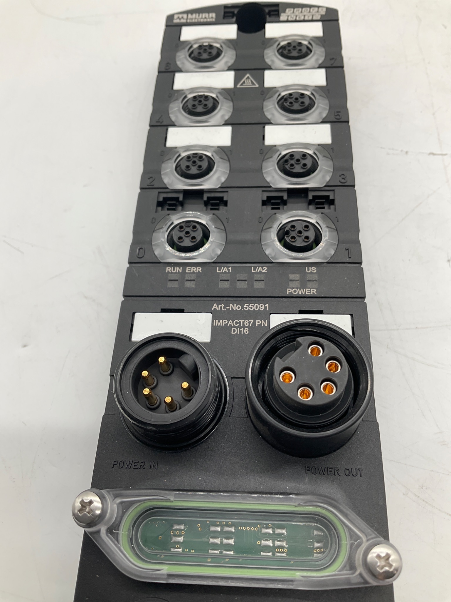 MURR ELEKTRONIK 55091 IMPACT67 PN DI16 PROFINET I/O Module USED 2