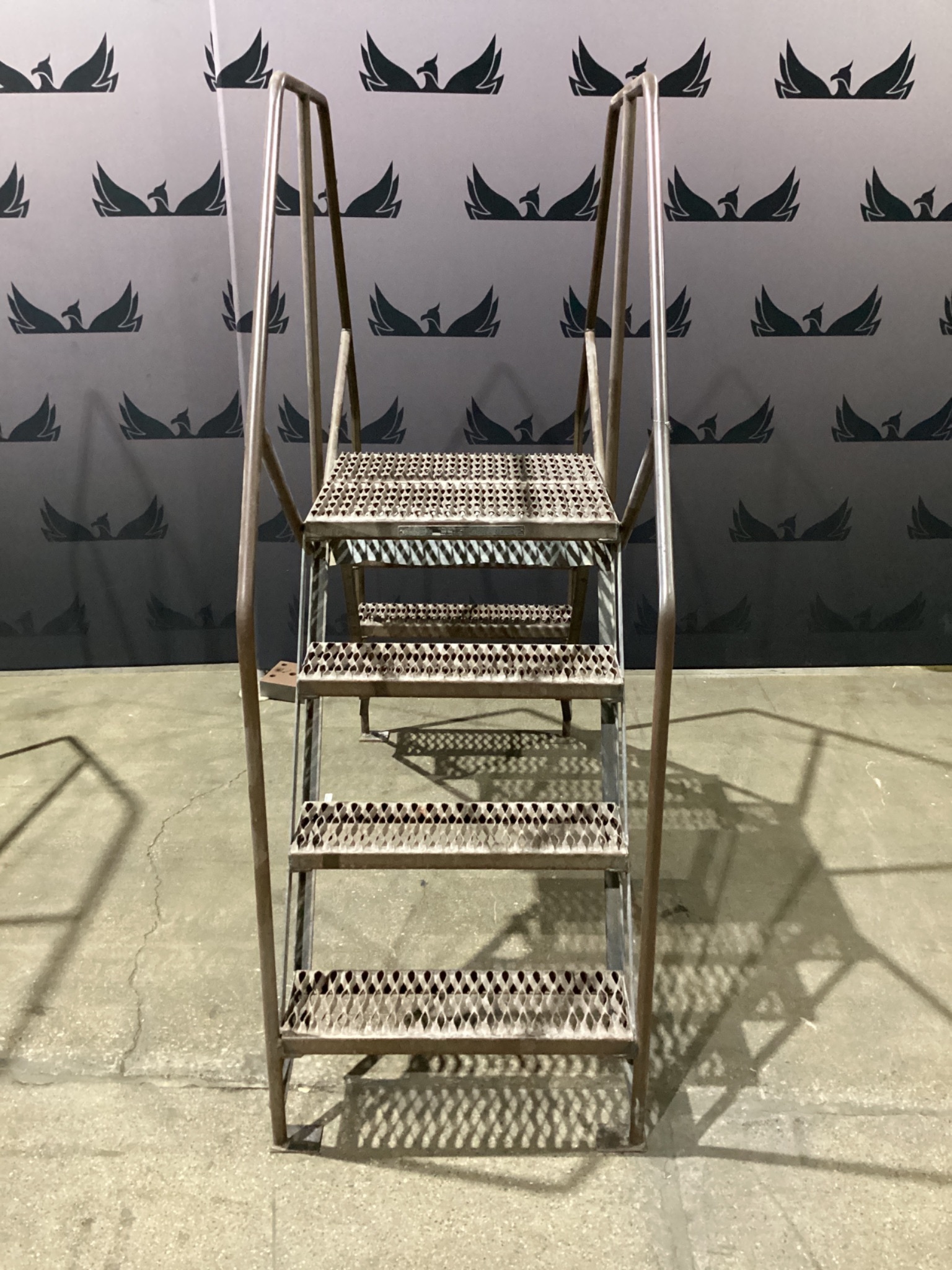 COTTERMAN Mezzanine Access Ladder with Safety Handrails USED 0