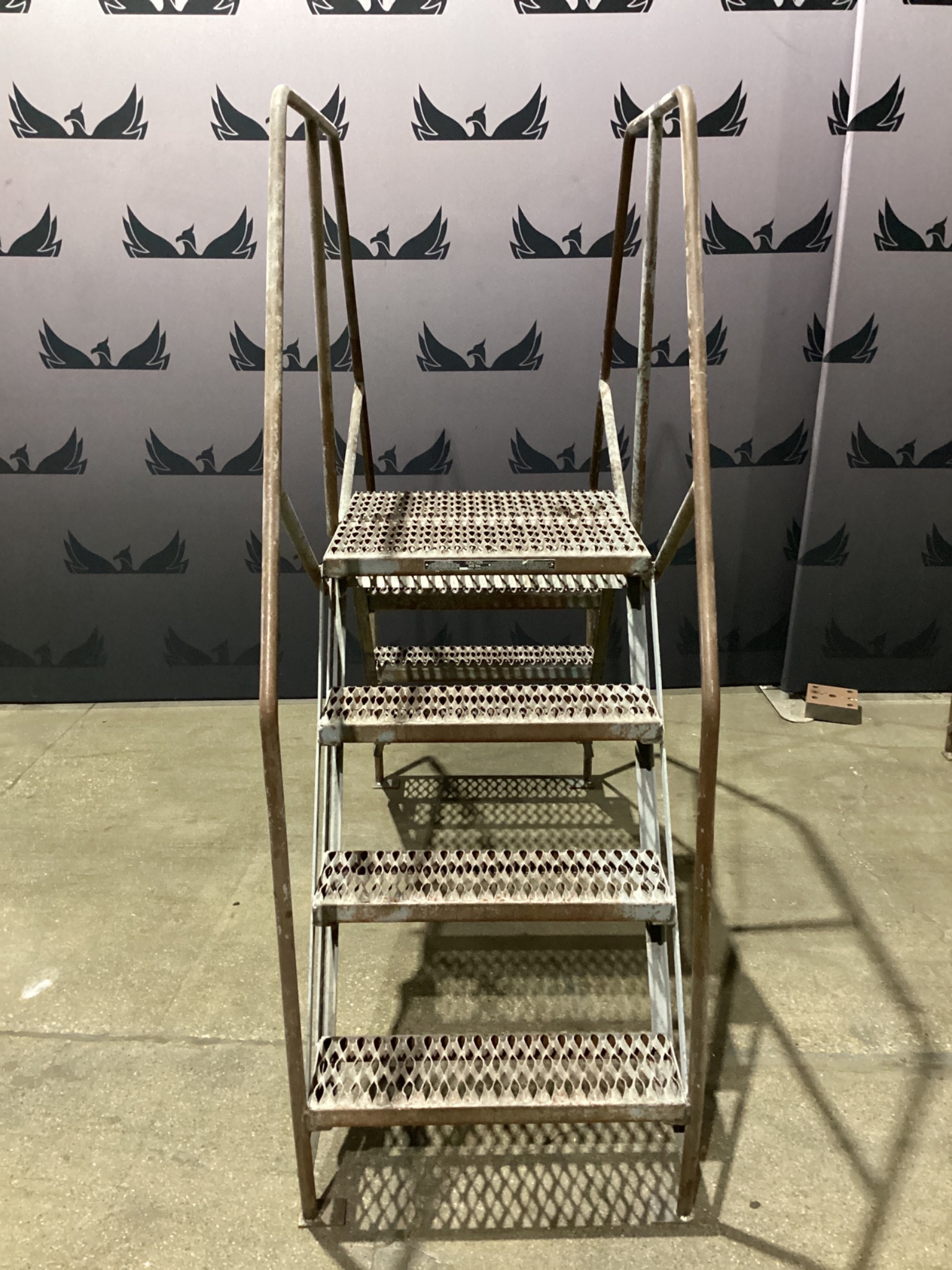 COTTERMAN Mezzanine Access Ladder with Safety Handrails USED 0