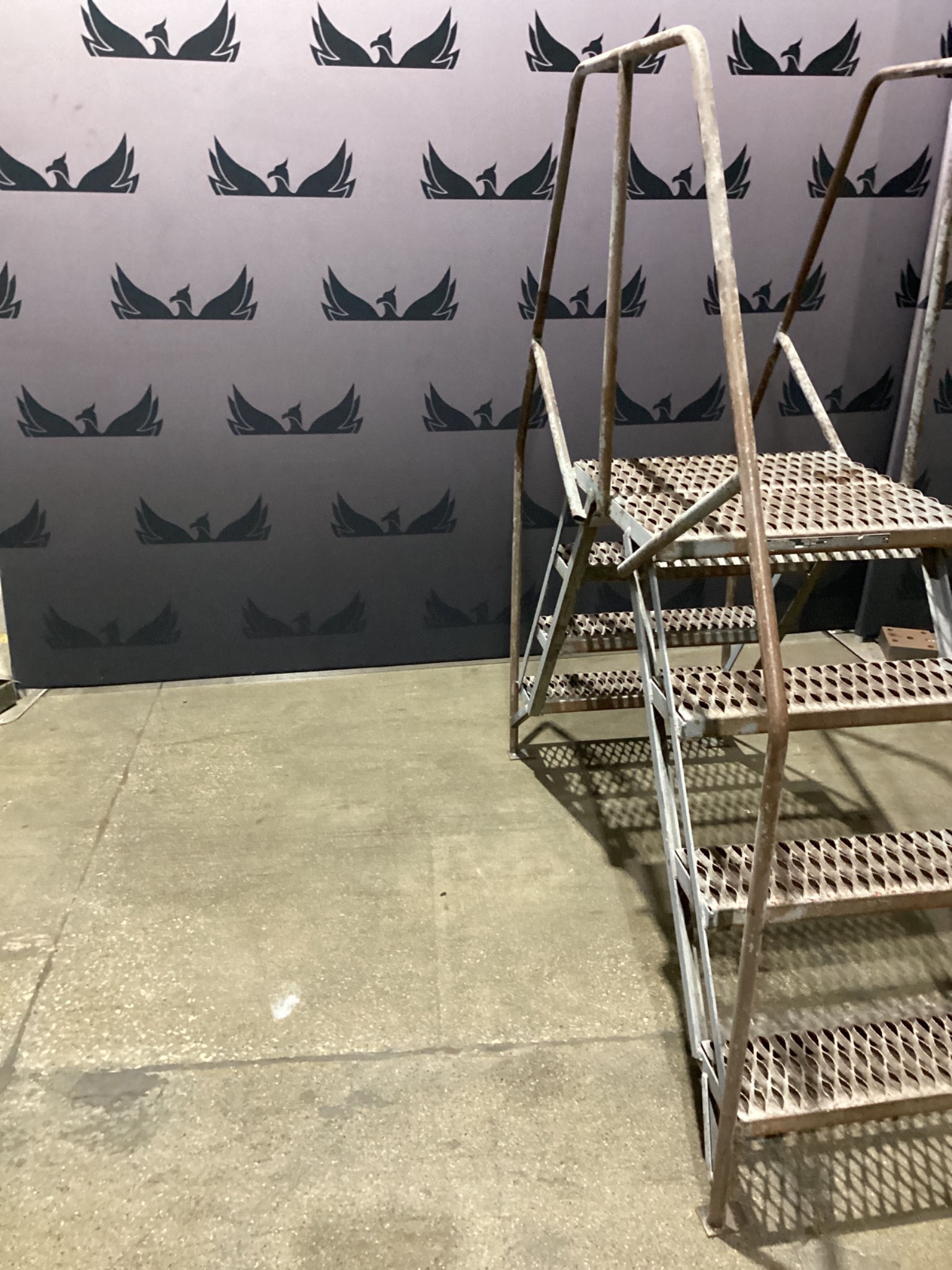 COTTERMAN Mezzanine Access Ladder with Safety Handrails USED 2
