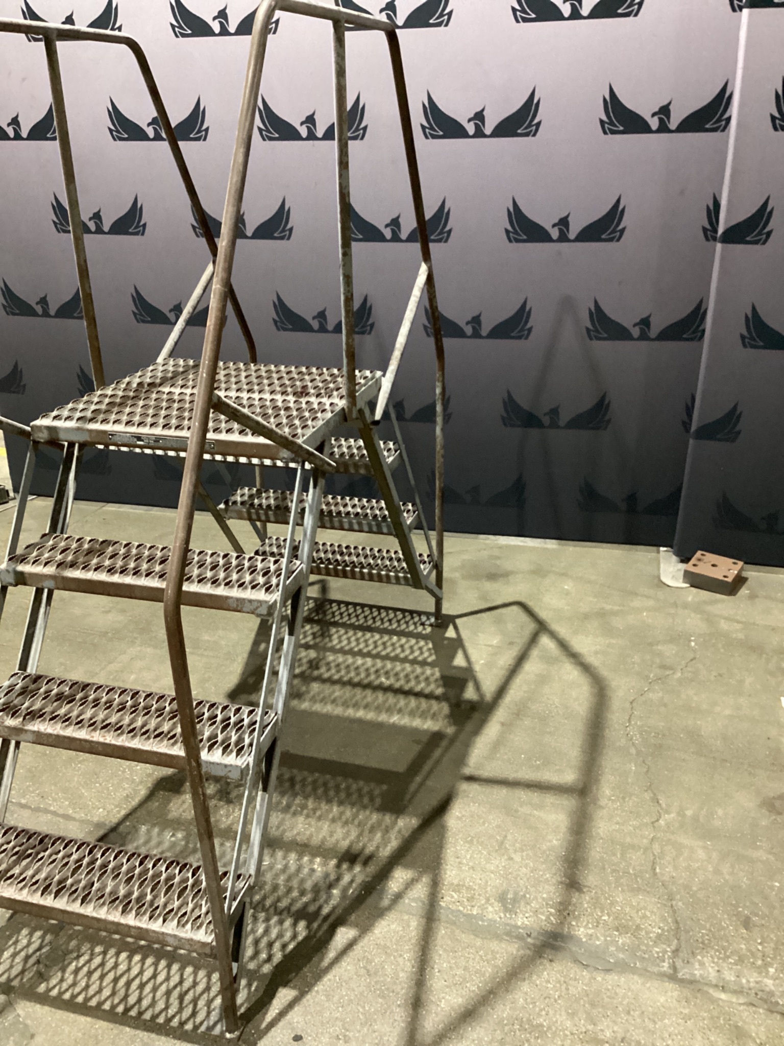 COTTERMAN Mezzanine Access Ladder with Safety Handrails USED 3