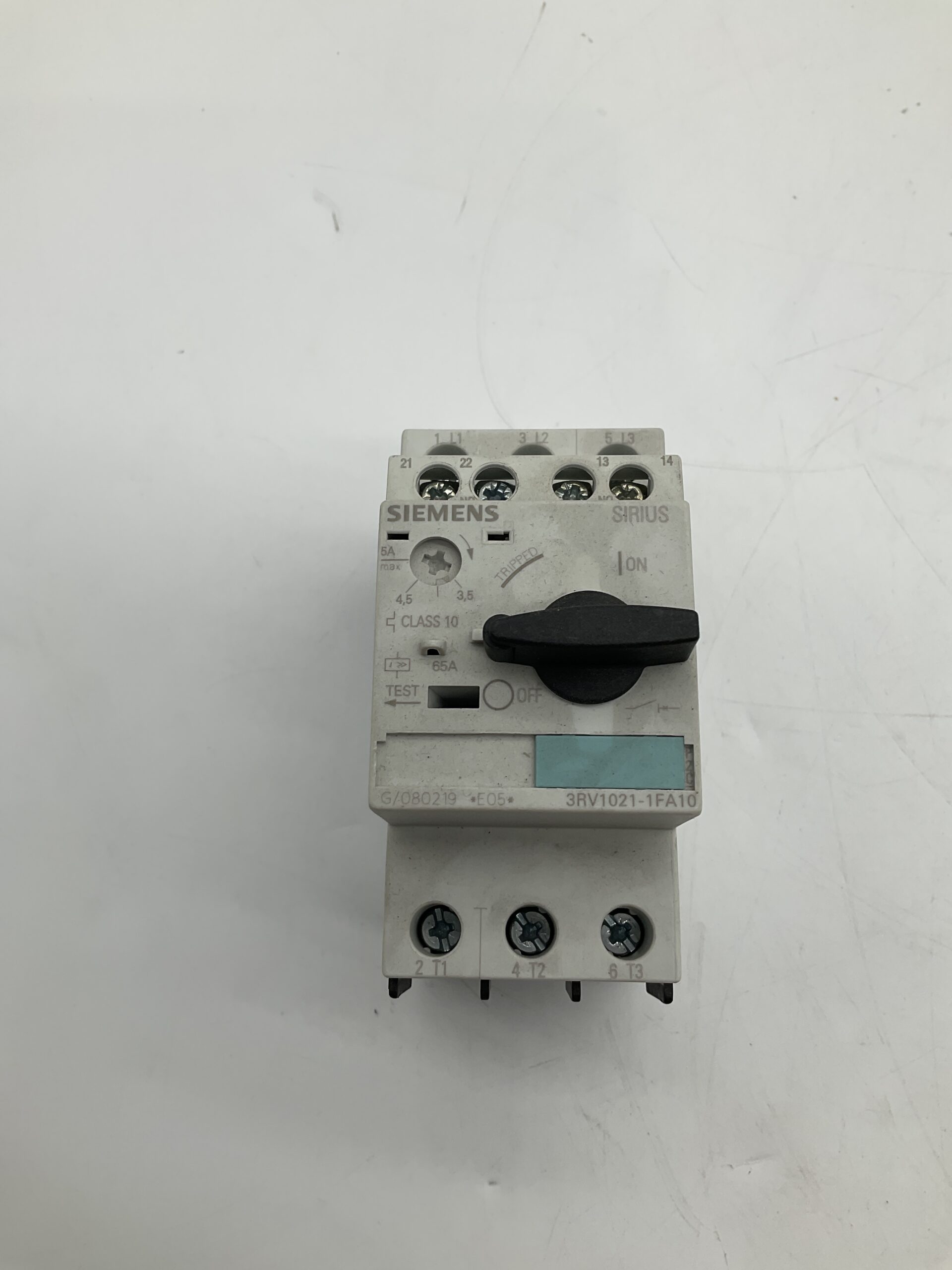 SIEMENS 3RV1021-1FA10 Motor Protection Circuit Breaker 3.5-5A USED 0