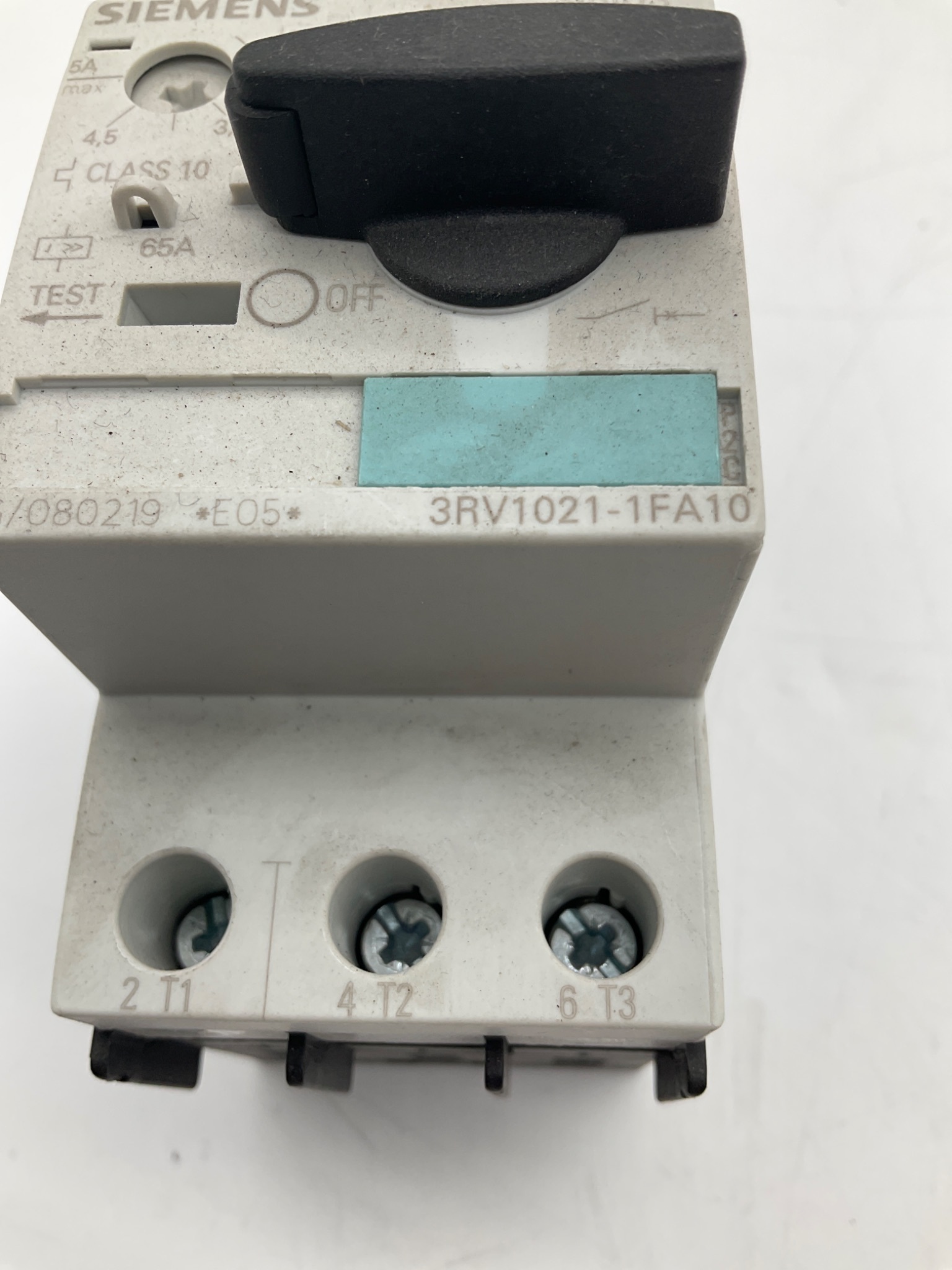 SIEMENS 3RV1021-1FA10 Motor Protection Circuit Breaker 3.5-5A USED 1