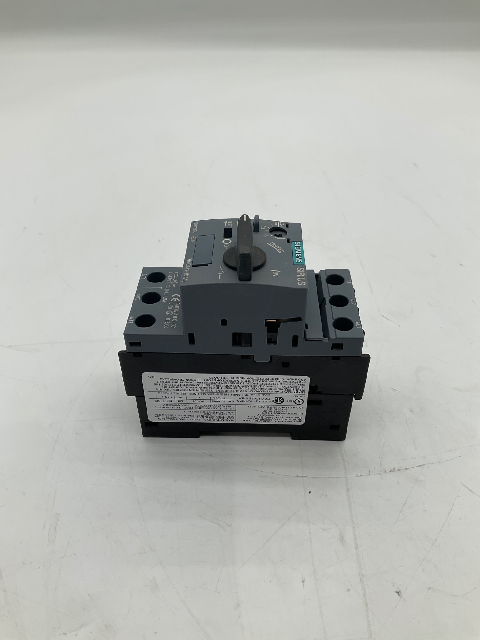 SIEMENS 3RV2011-1DA10 Motor Protection Circuit Breaker 2.2-3.2A USED 1