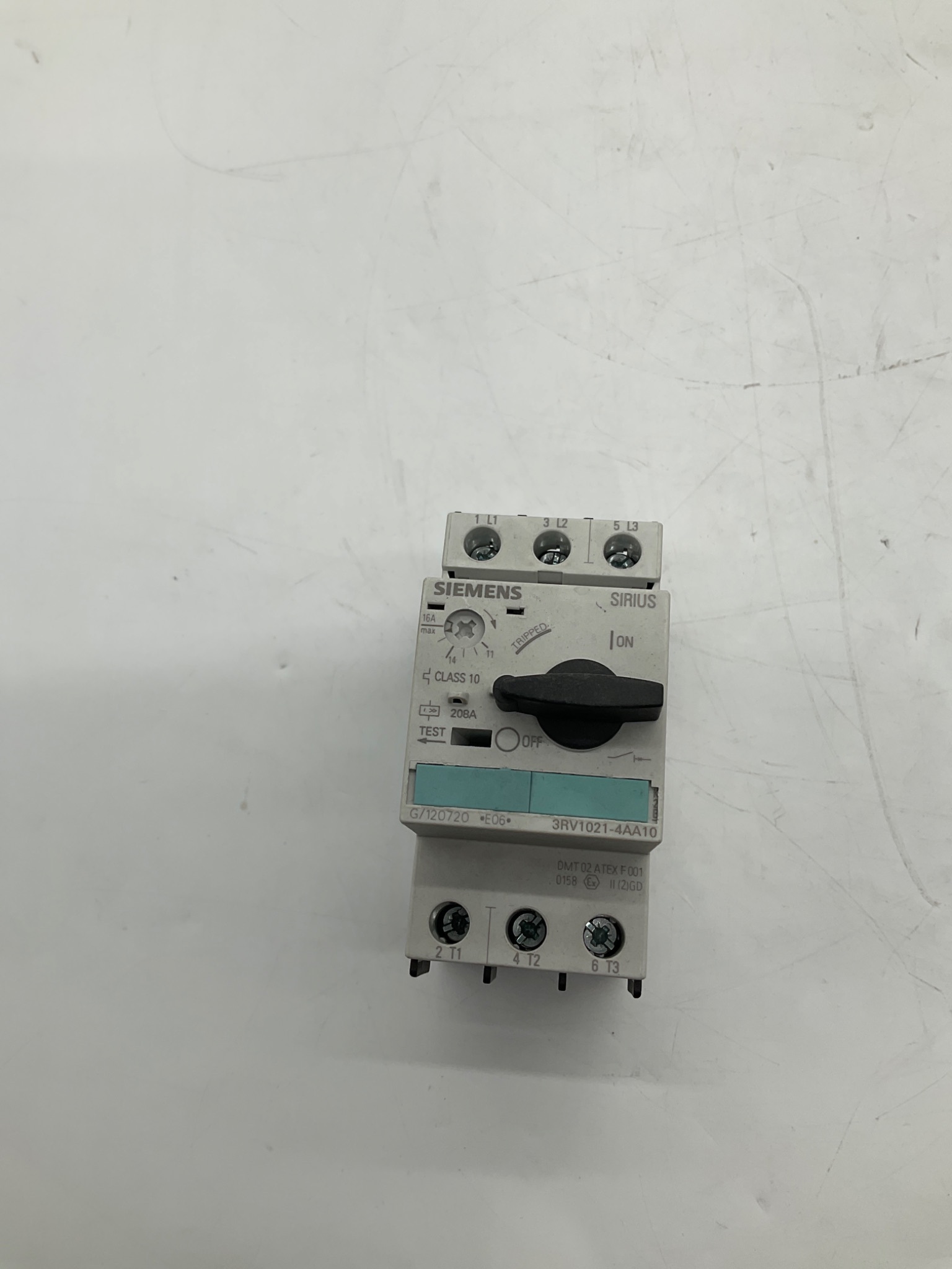 SIEMENS 3RV1021-4AA10 Motor Protection Circuit Breaker 11-16A USED 0