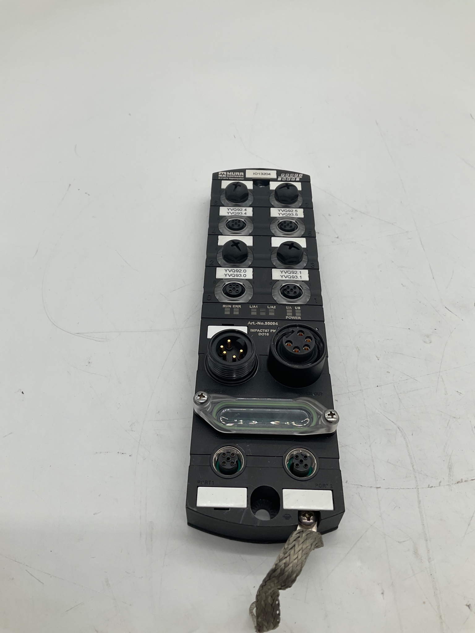 MURR ELEKTRONIK 55094 IMPACT67 PN DO16 PROFINET I/O Module USED 0