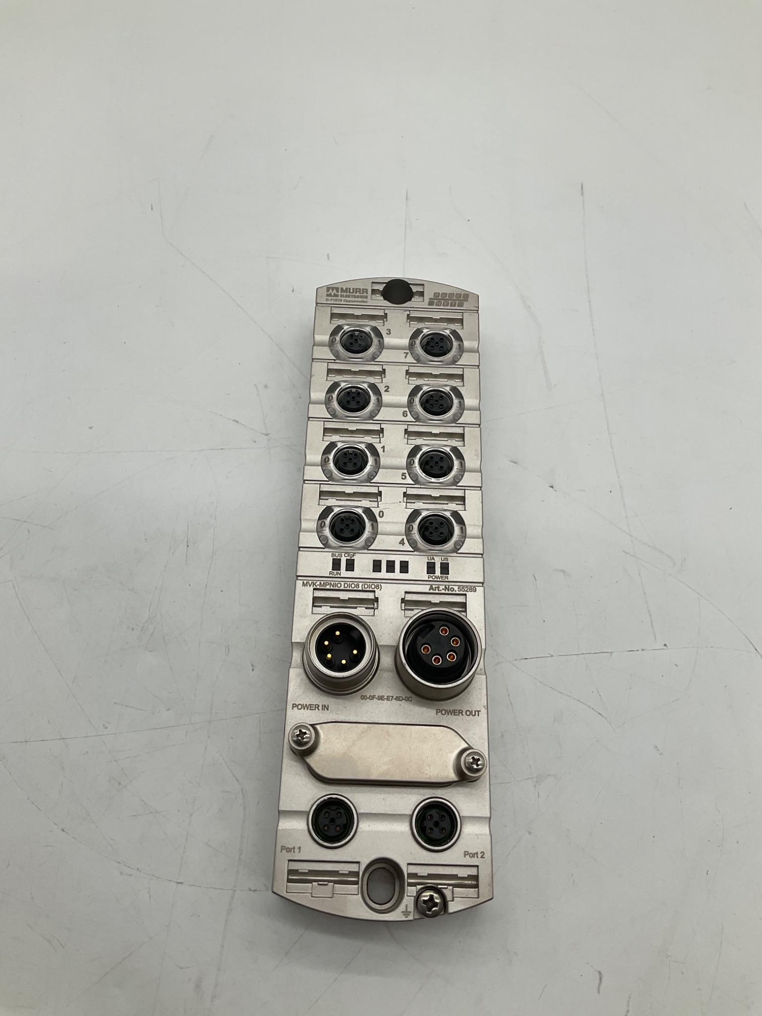 MURR ELEKTRONIK 55289 MVK-MPNIO DIO8 PROFINET I/O Module USED 0