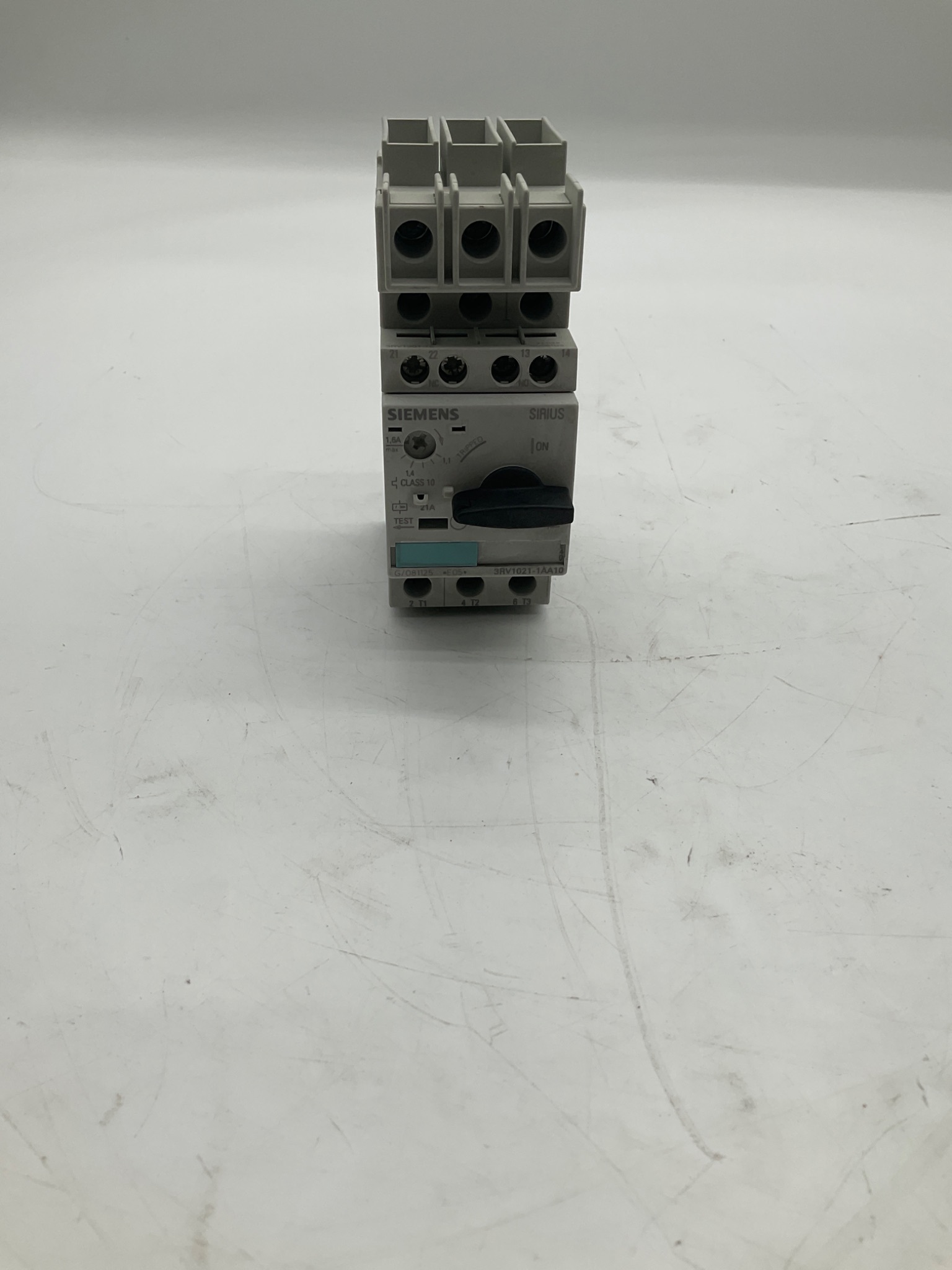 SIEMENS 3RV1021-1AA10 Motor Protection Circuit Breaker 1.4-1.6A USED 0