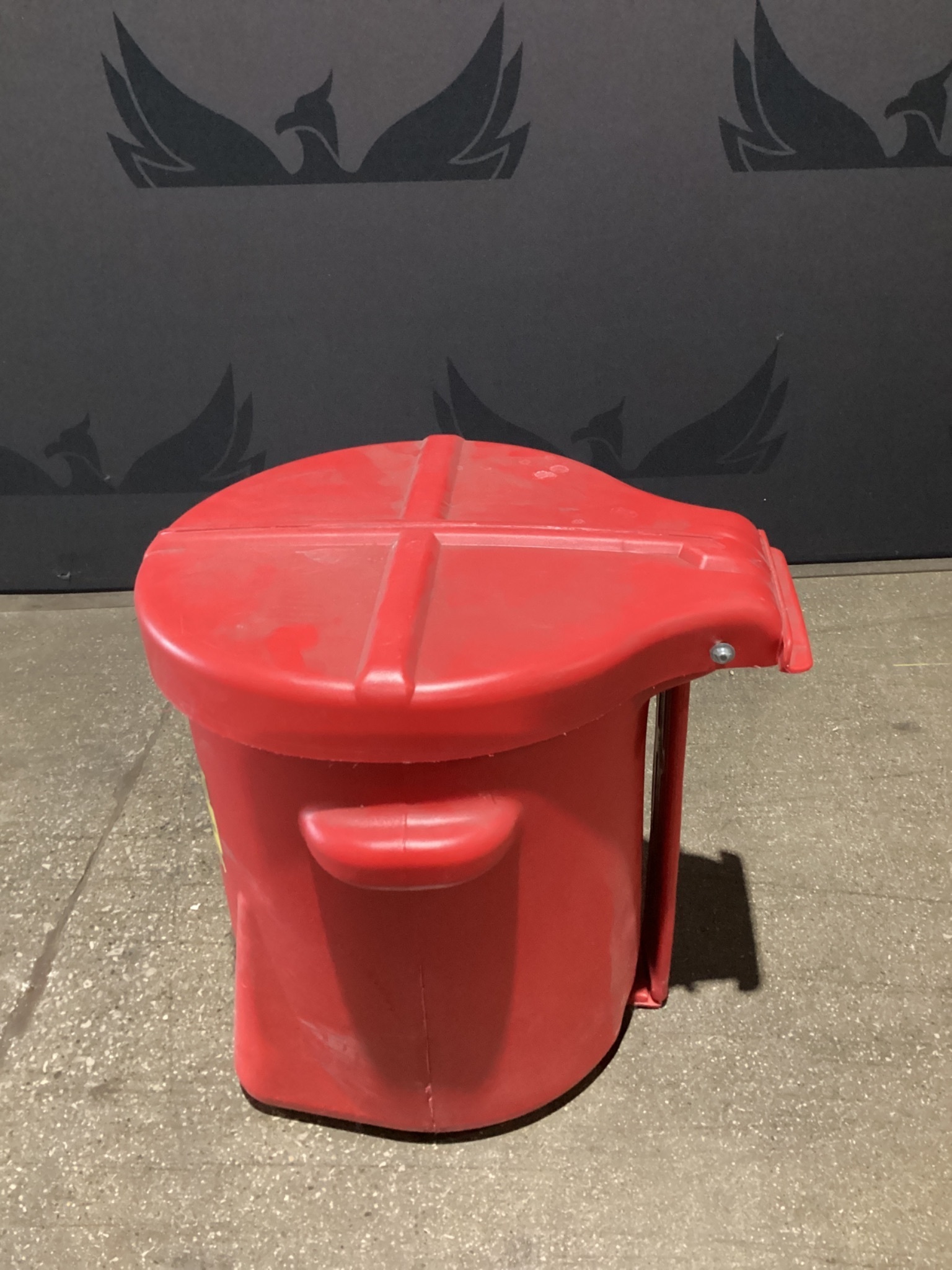 EAGLE 933-FL Oily Waste Can 6 Gallon Foot Operated Container NEW 1