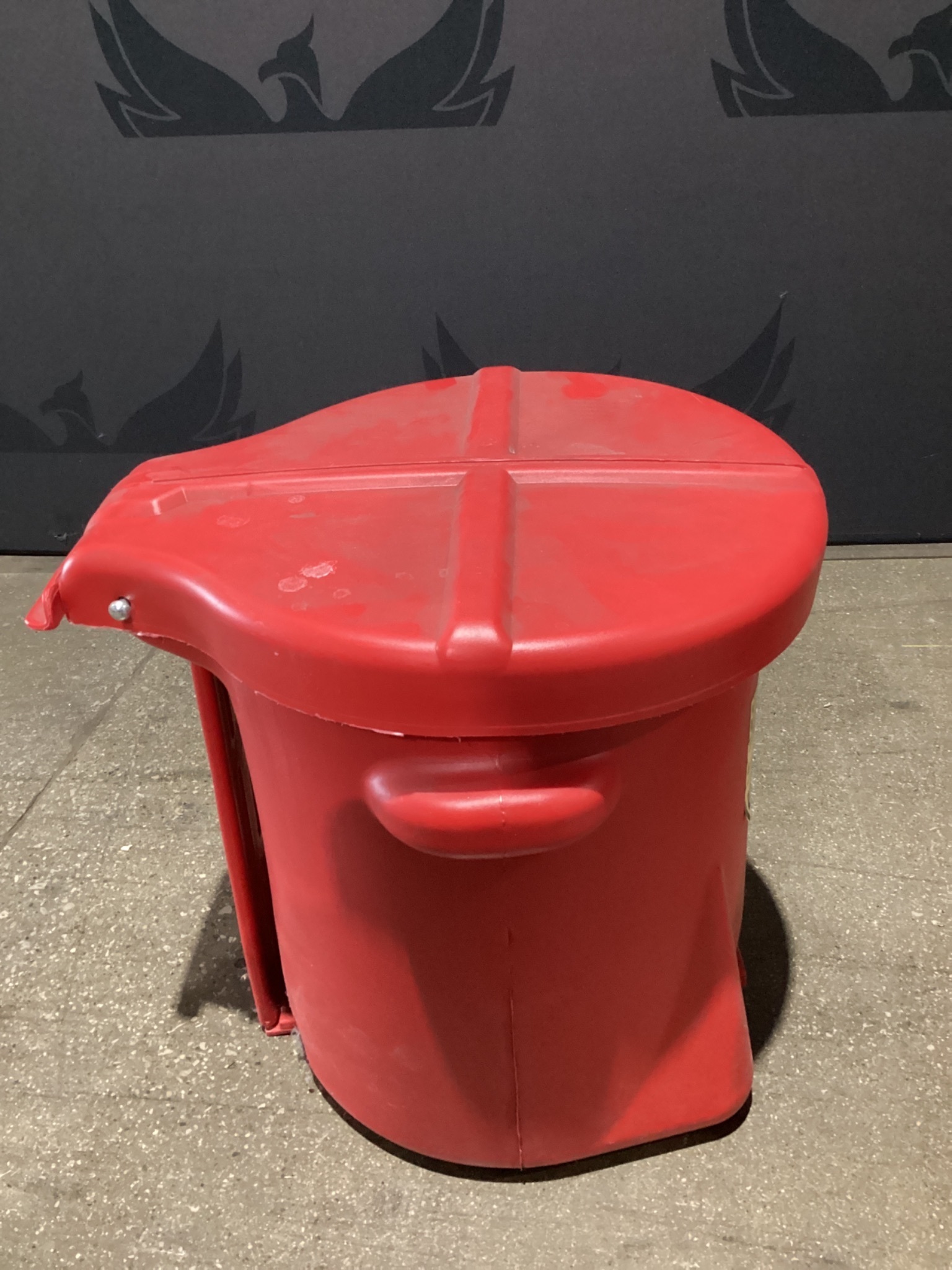 EAGLE 933-FL Oily Waste Can 6 Gallon Foot Operated Container NEW 3