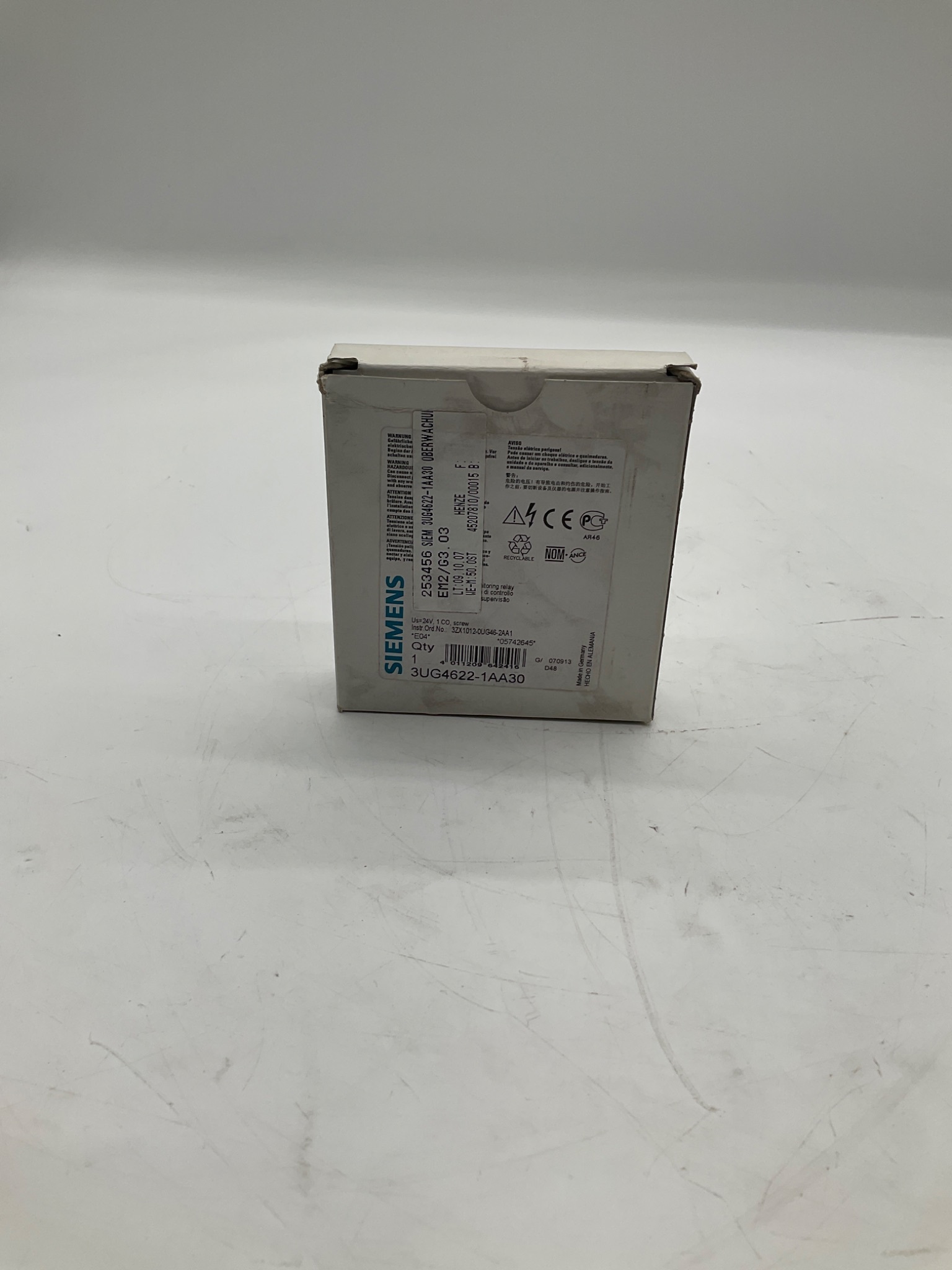 SIEMENS 3UG4622-1AA30 Digital Current Monitoring Relay 0.05-10A 24VDC NEW 0
