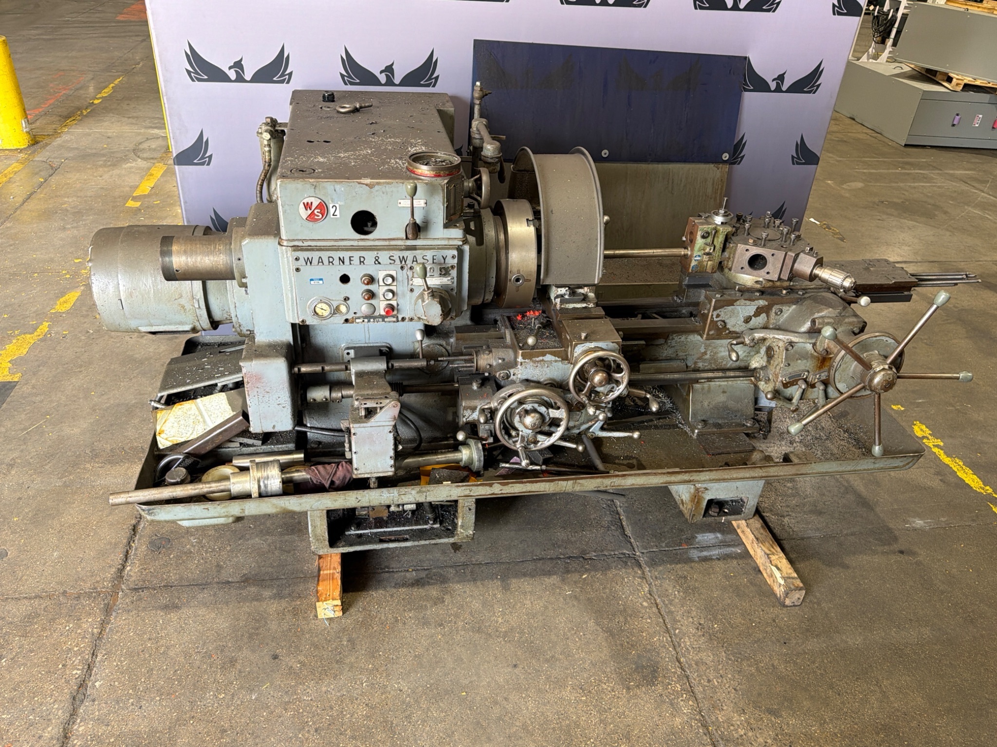 Warner & Swasey M-2770 20" Swing Turret Lathe USED 0
