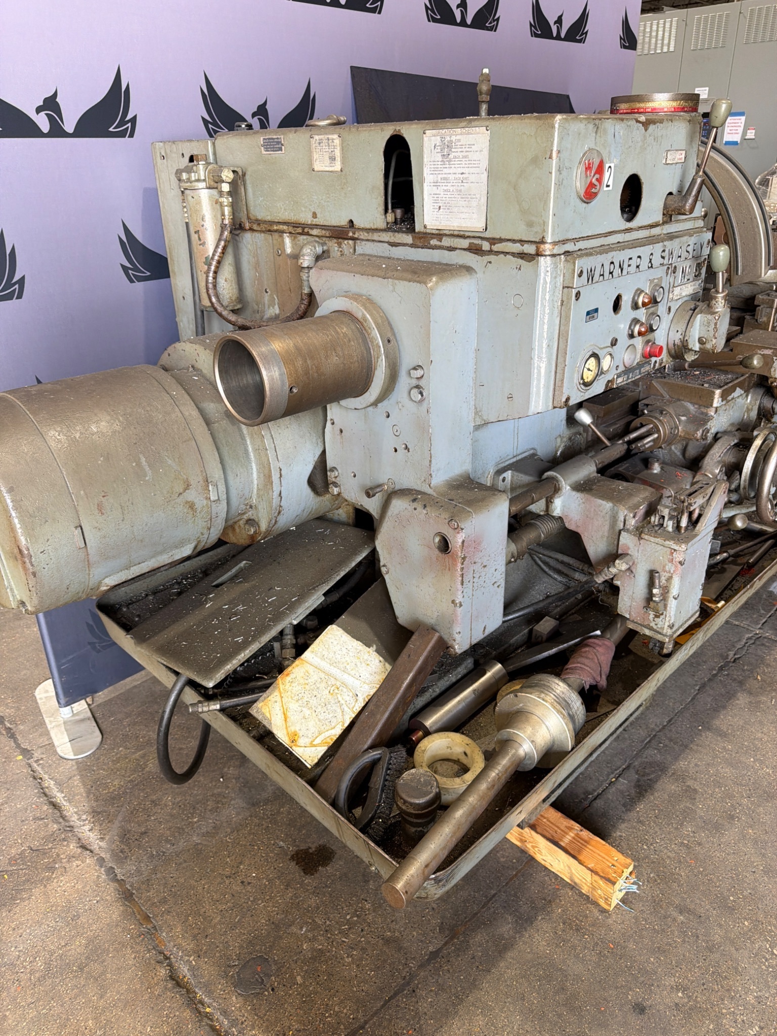 Warner & Swasey M-2770 20" Swing Turret Lathe USED 1