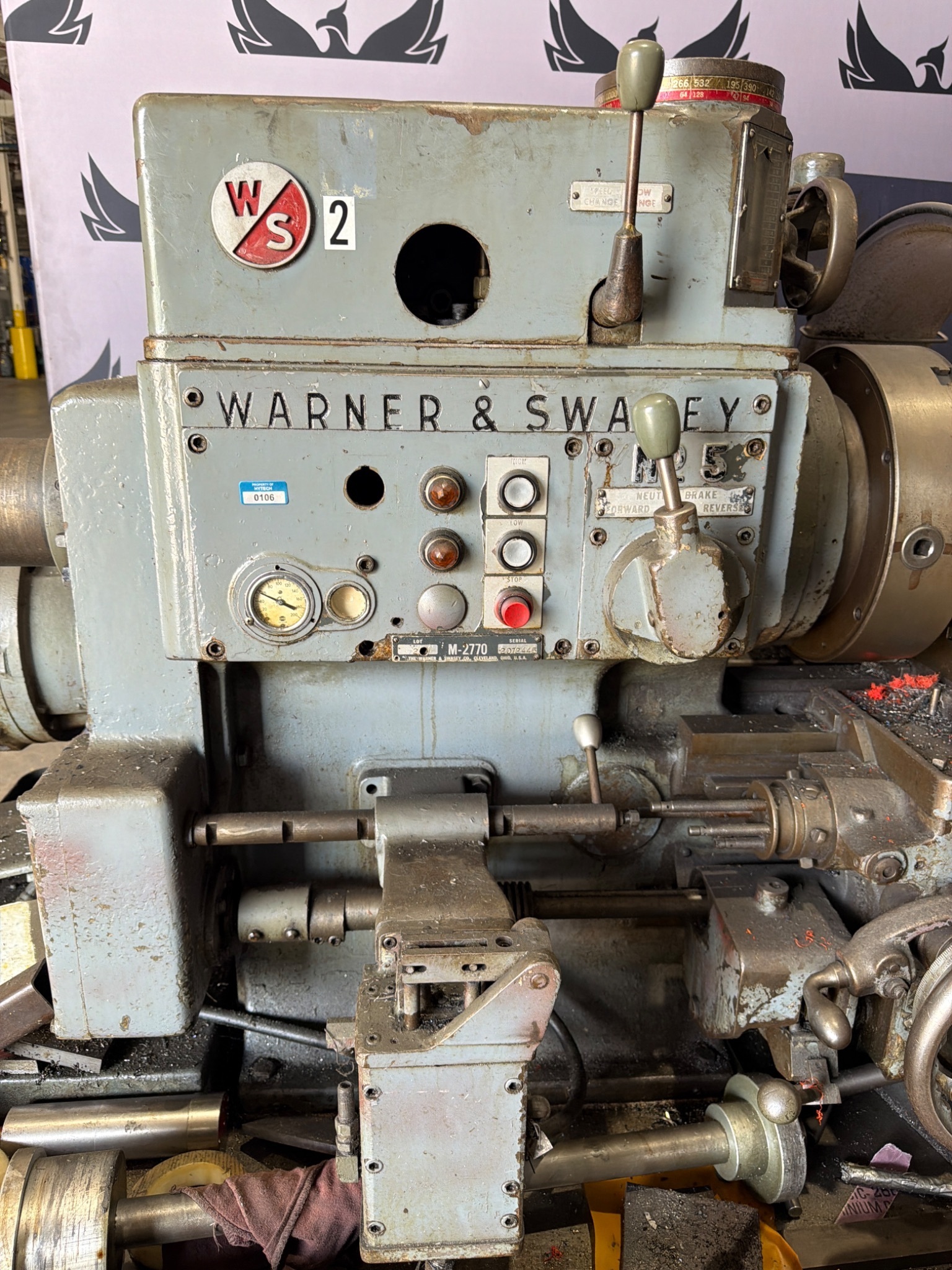 Warner & Swasey M-2770 20" Swing Turret Lathe USED 2