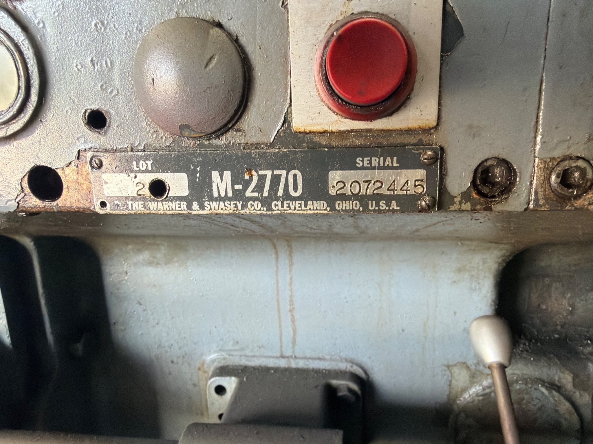 Warner & Swasey M-2770 20" Swing Turret Lathe USED 3
