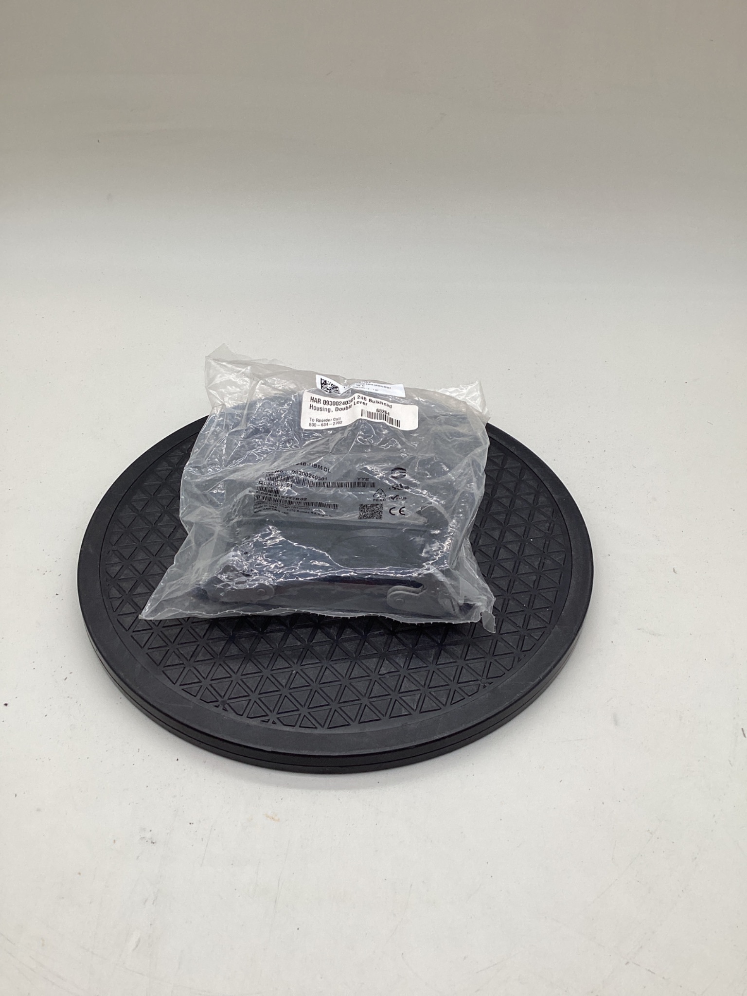 HARTING 09300240301 Han 24B Bulkhead Housing Double Lever NEW 0