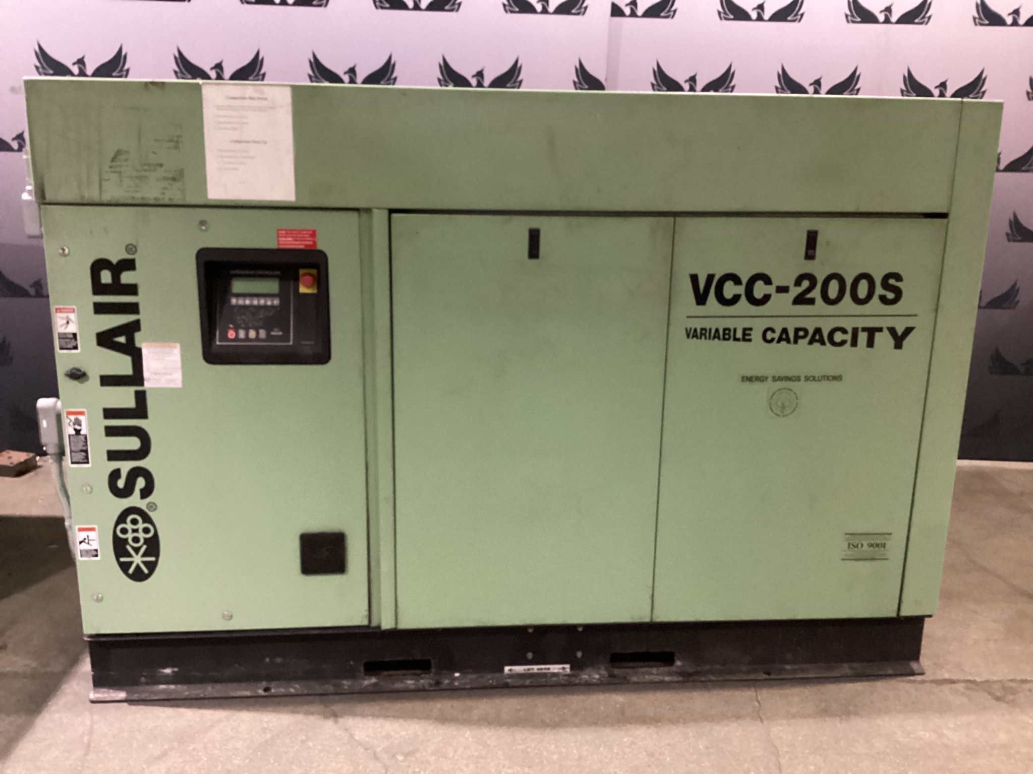 SULLAIR VCC-200S Variable Capacity Rotary Screw Air Compressor USED 0