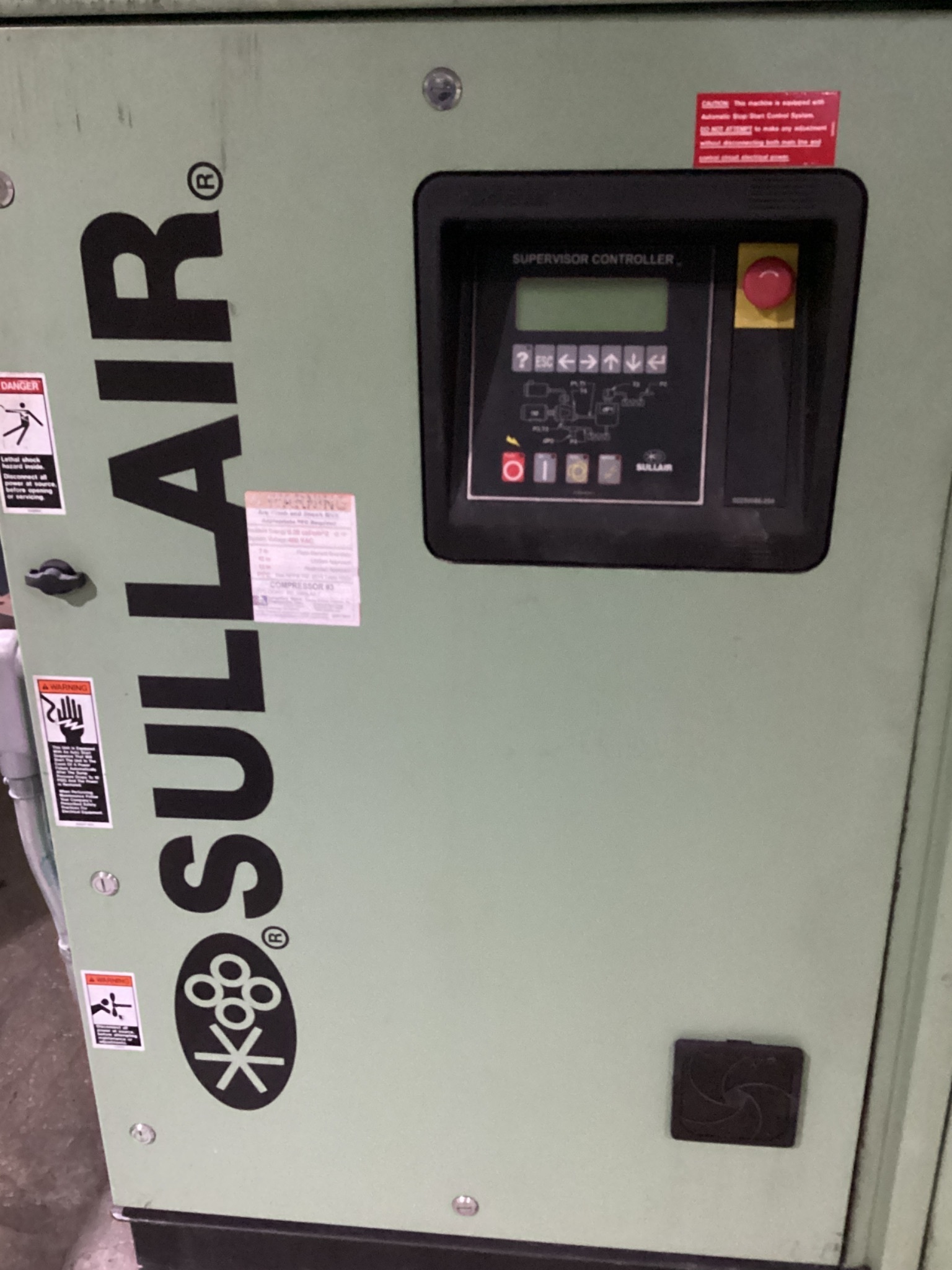 SULLAIR VCC-200S Variable Capacity Rotary Screw Air Compressor USED 2