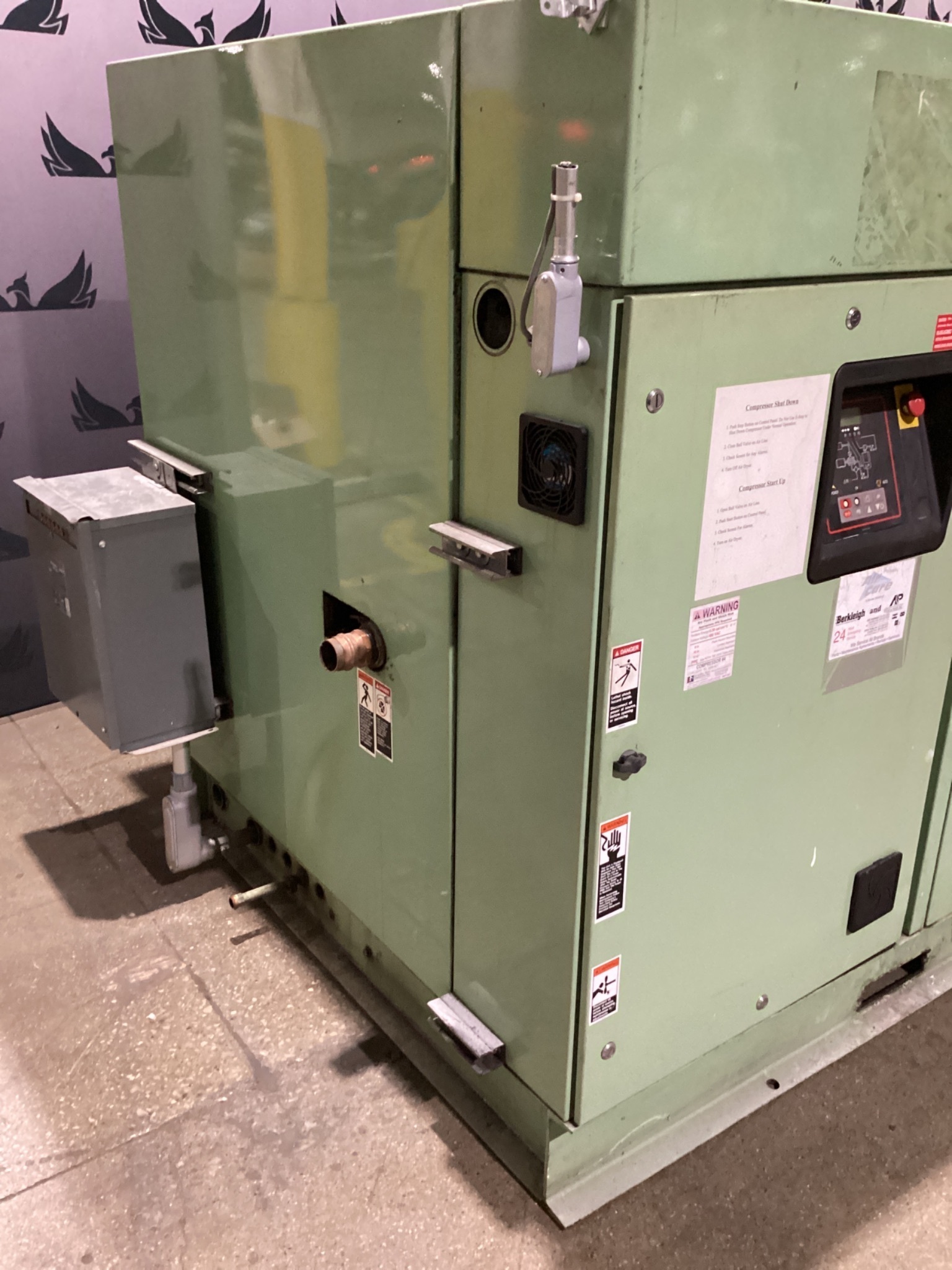 SULLAIR LS-20S Rotary Screw Air Compressor USED 8