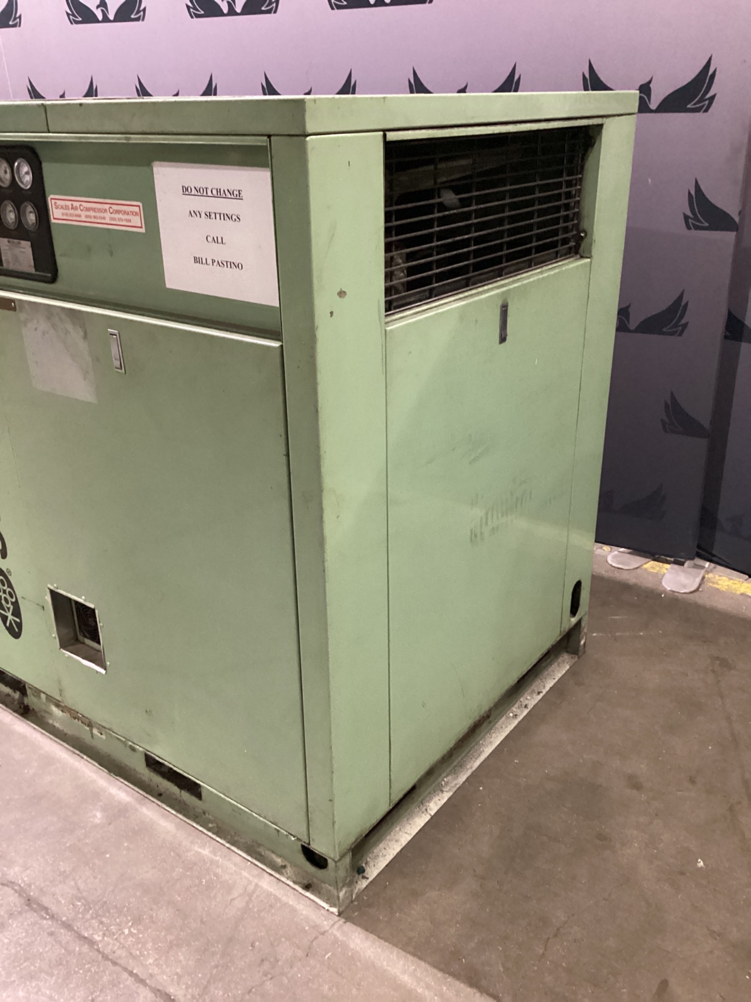 SULLAIR LS16-75AC Rotary Screw Air Compressor USED 3
