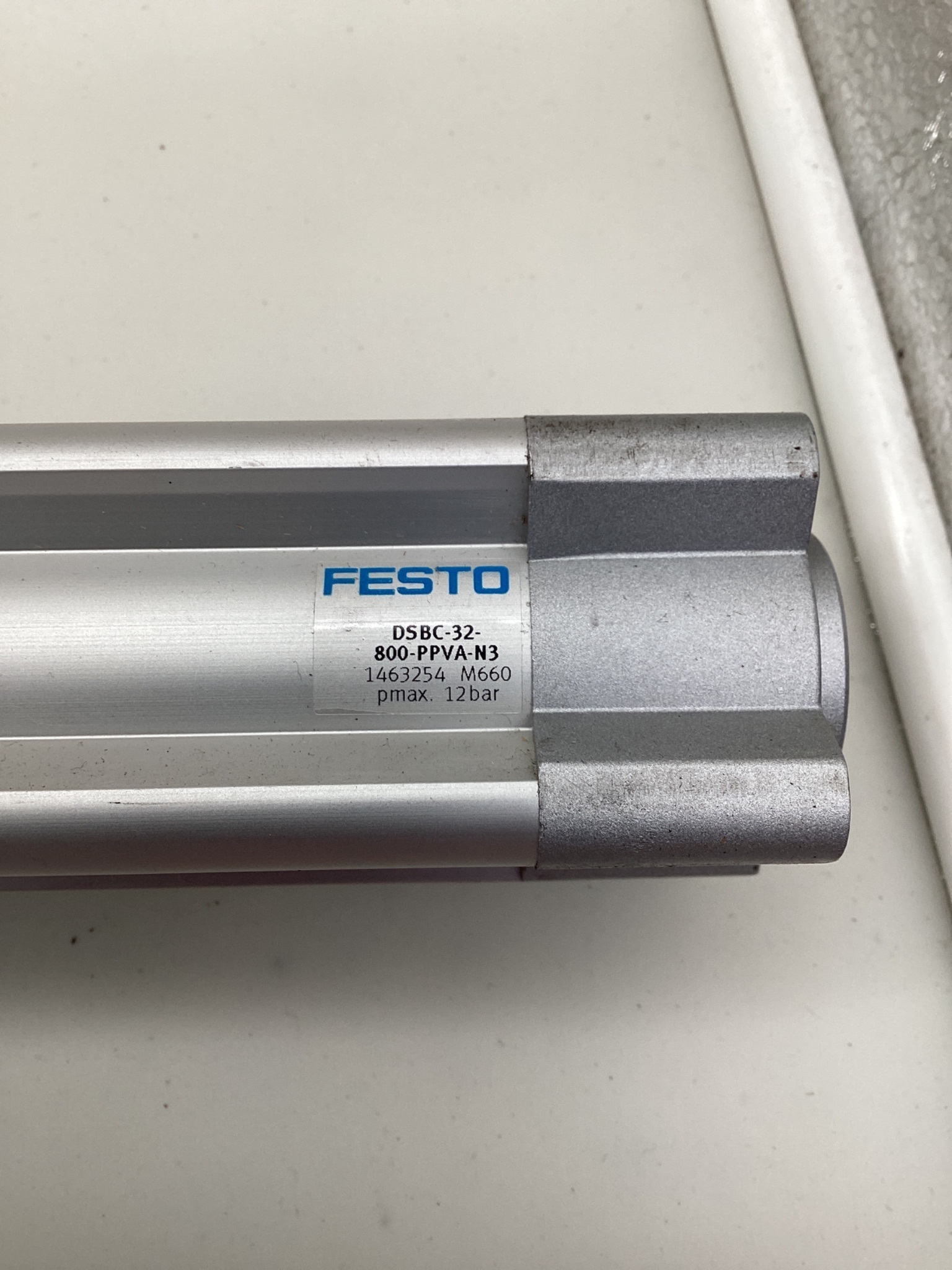 FESTO DSBC-32-800-PPVA-N3 ISO Pneumatic Cylinder USED 1