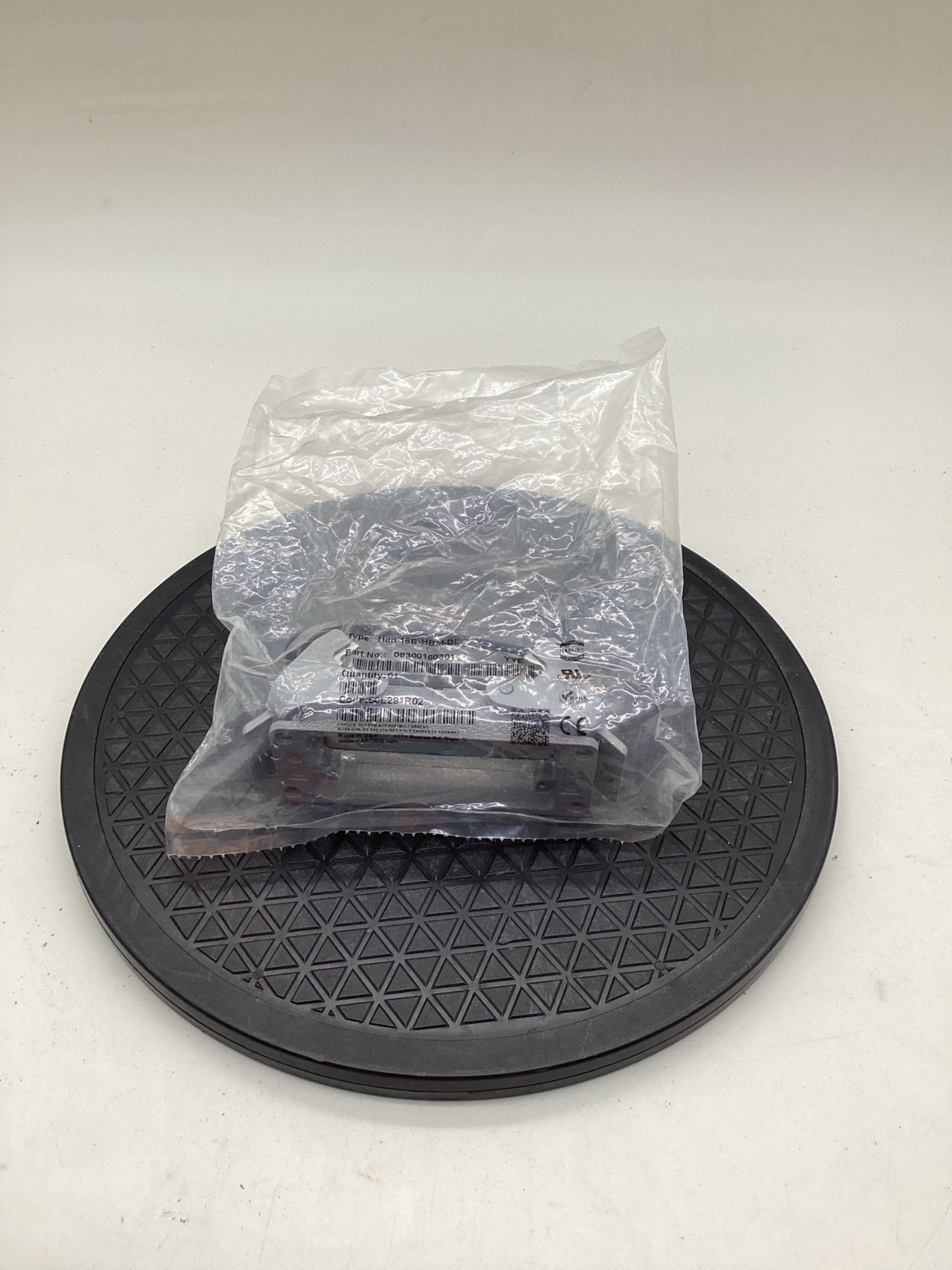 HARTING 09300160301 Han 16B-HBM-DL Surface Mount Housing NEW 0