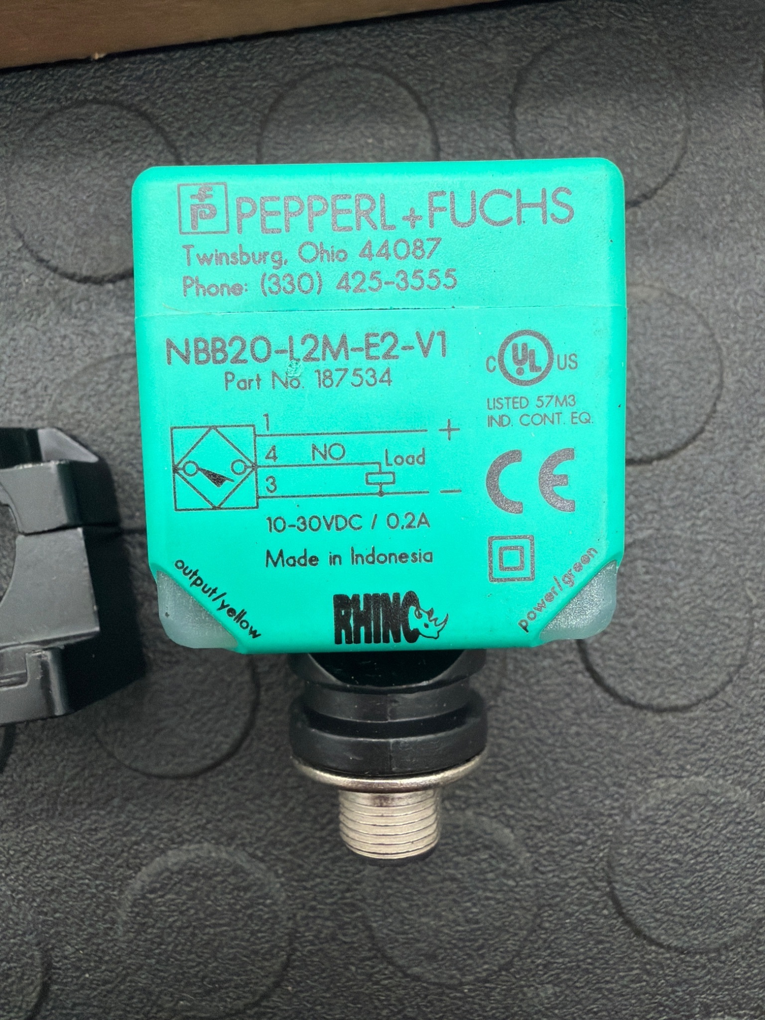 PEPPERL+FUCHS NBB20‑L2M‑E2‑V1 Proximity Switch NEW 1