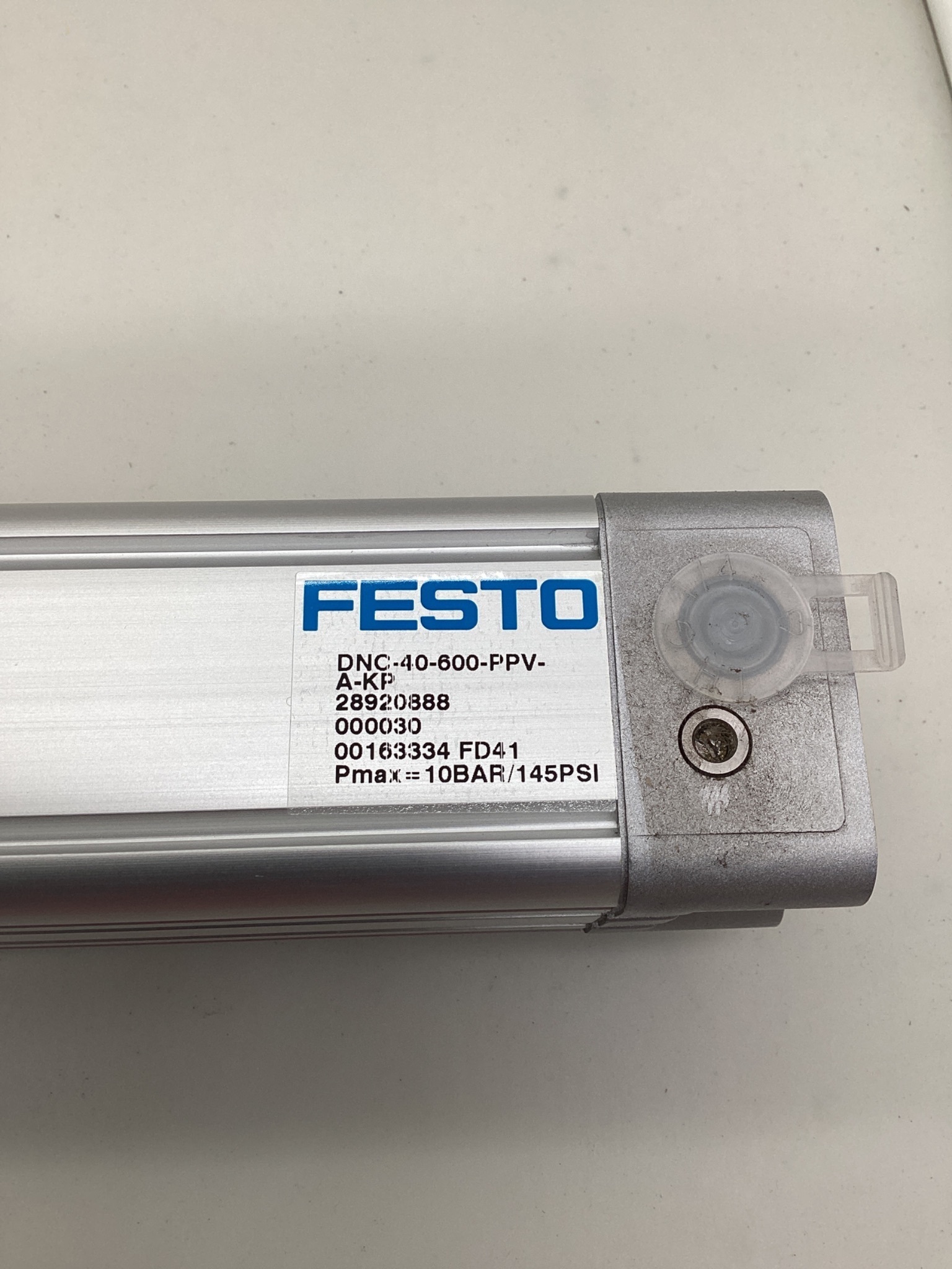 FESTO DNC-40-600-PPV-A-KP ISO Pneumatic Cylinder USED 1