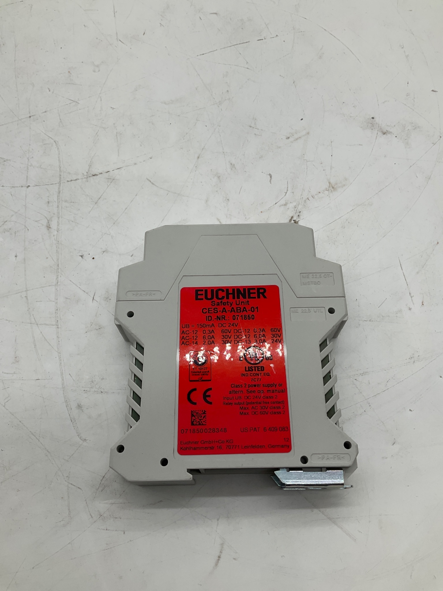 EUCHNER CES-A-ABA-01 Safety Controller USED 4