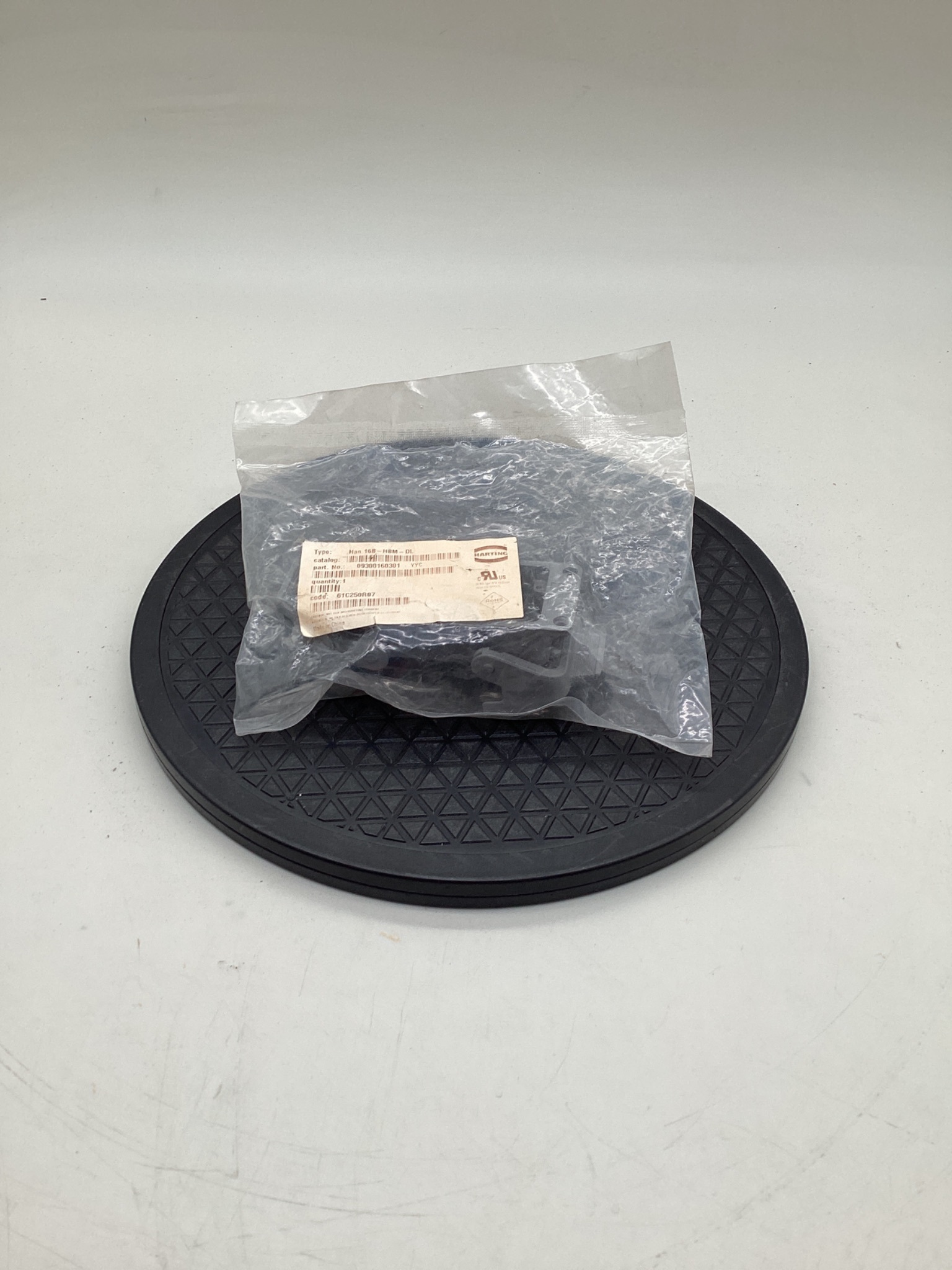 HARTING 09300160301 Han 16B-HBM-DL Surface Mount Housing NEW 0