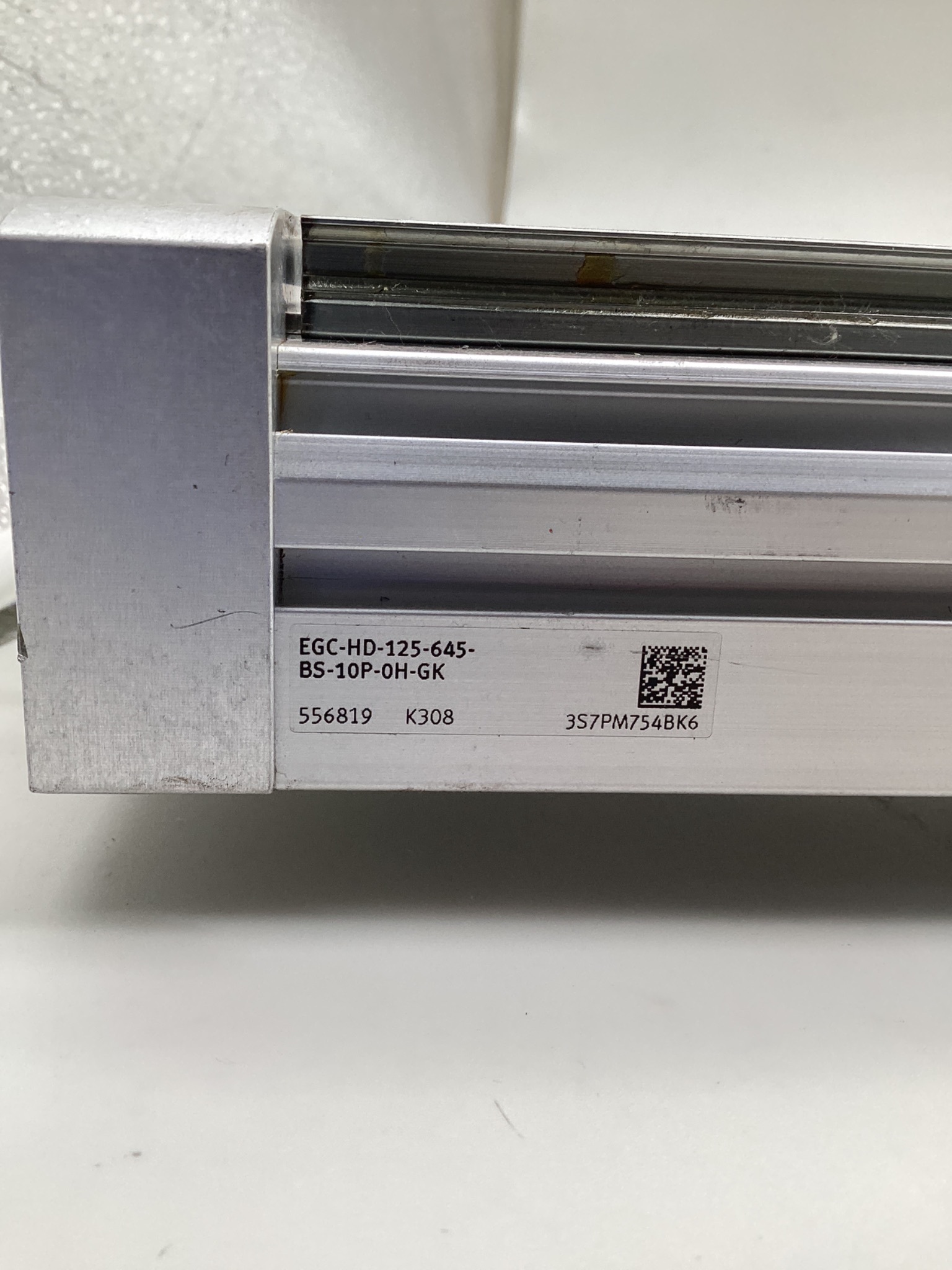 FESTO EGC-HD-125-645-BS-10P-OH-GK Heavy Duty Electric Linear Axis USED 1