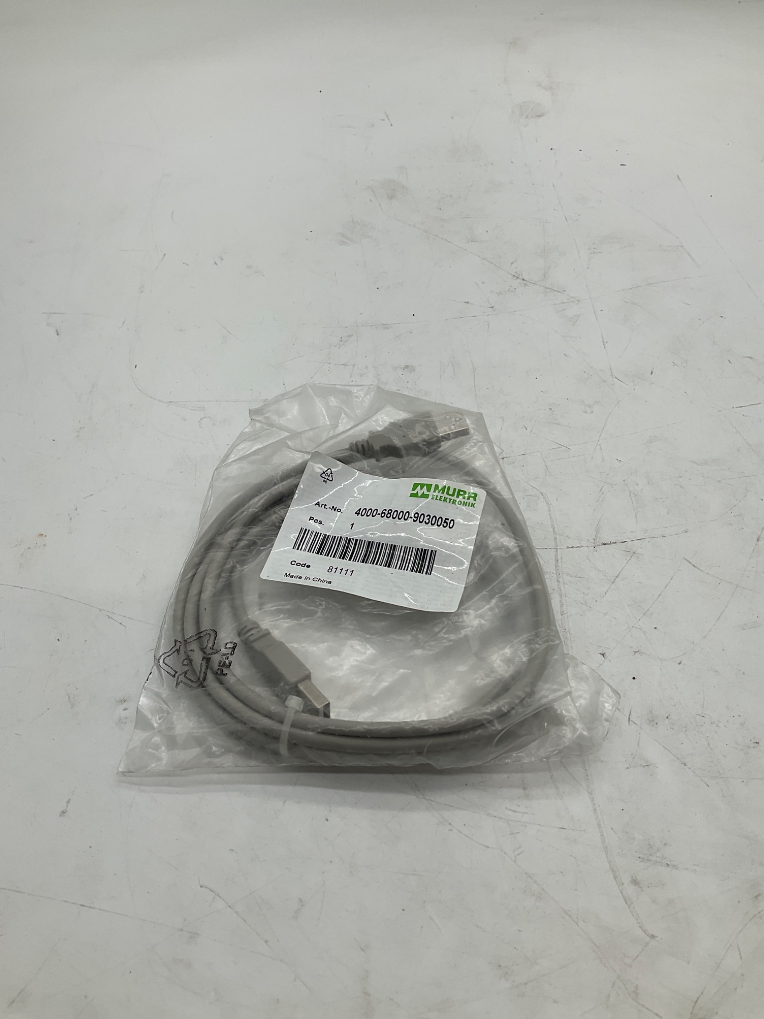 MURR ELEKTRONIK 4000-68000-9030050 USB Cable NEW 1