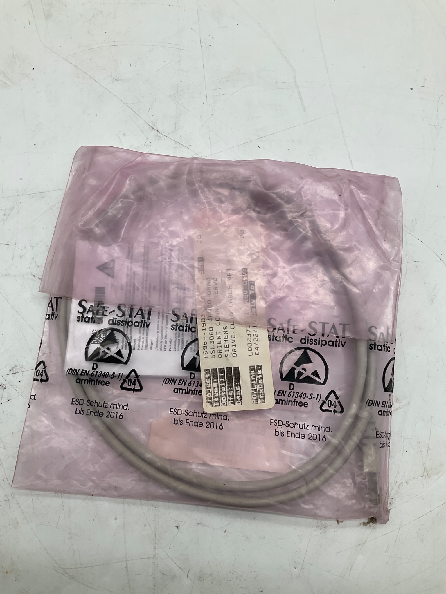 SIEMENS 6SL3060-4AW00-0AA0 SINAMICS DSA Bridge Cable 1200mm NEW 2