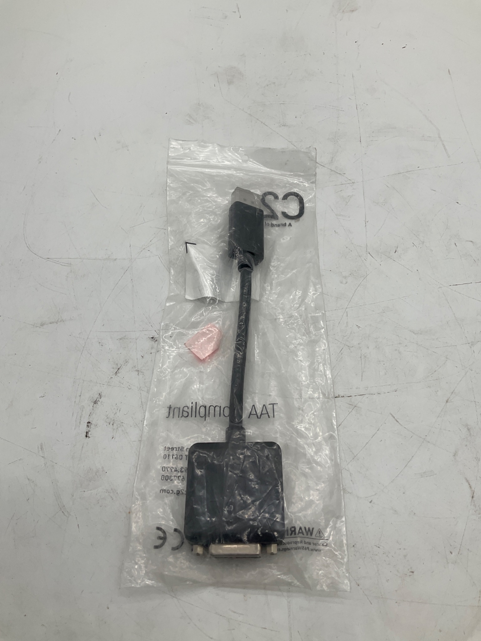 LEGRAND C2G 54321 DisplayPort to DVI-D Adapter Converter NEW 2